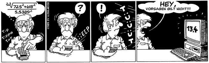 Anfang der 1990’er Jahre hat Karl Bihlmeier eine Comicfigur entwickelt, die bei Amiga Fans zum Kult wurde.<br>Es war „Hermann der User“, er beschäftigt sich mit den typischen Problemen eines Computer-Nerd in und mit seinem Umfeld.<br>Veröffentlicht wurden diese unter anderem im „Amiga Magazin“ des Markt & Technik Verlags.<br>Vielen Dank an Karl Bihlmeier für die Erlaubnis zur Veröffentlichung 😉<br>