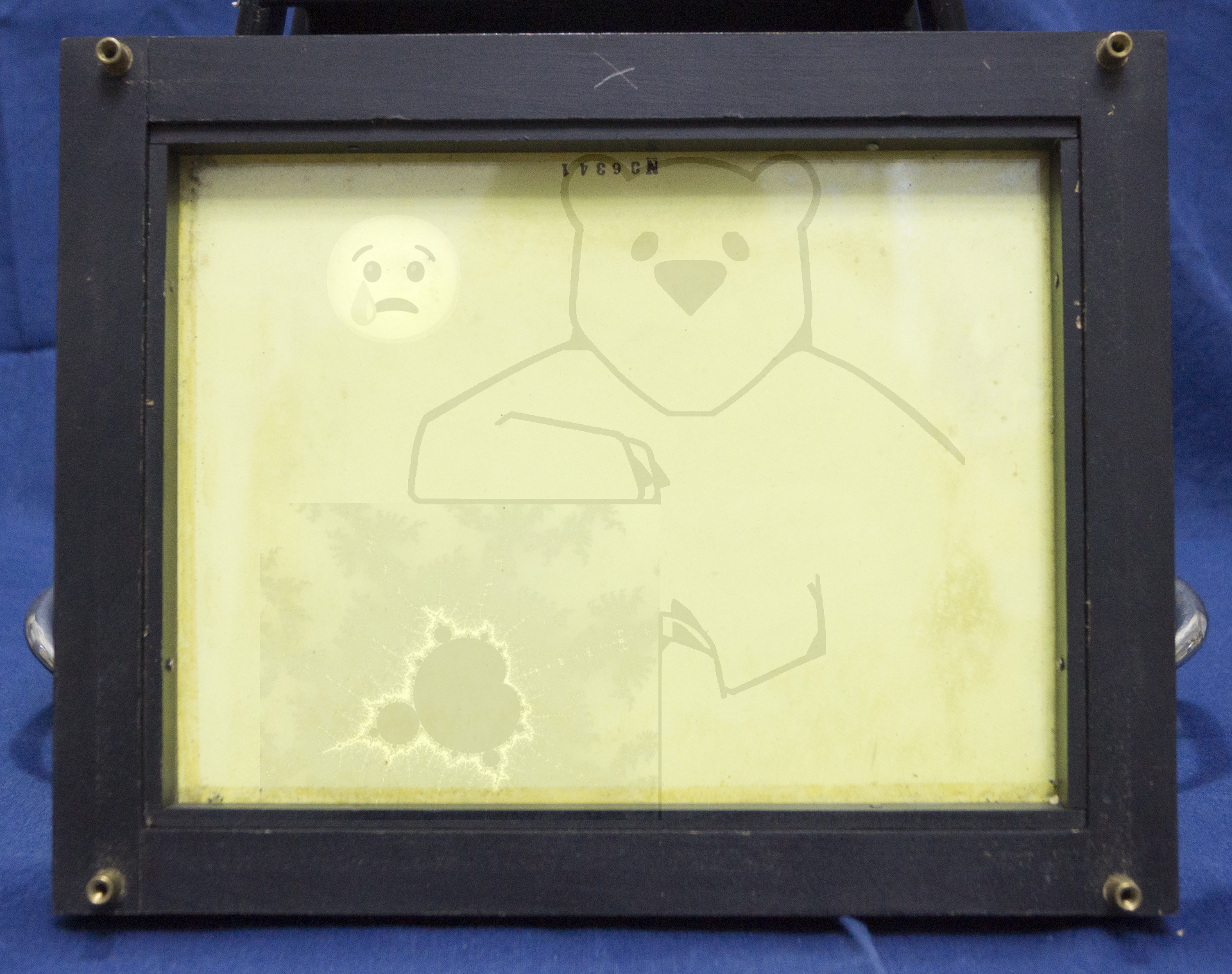 Röntgenschirm um 1905, Leuchtschirm