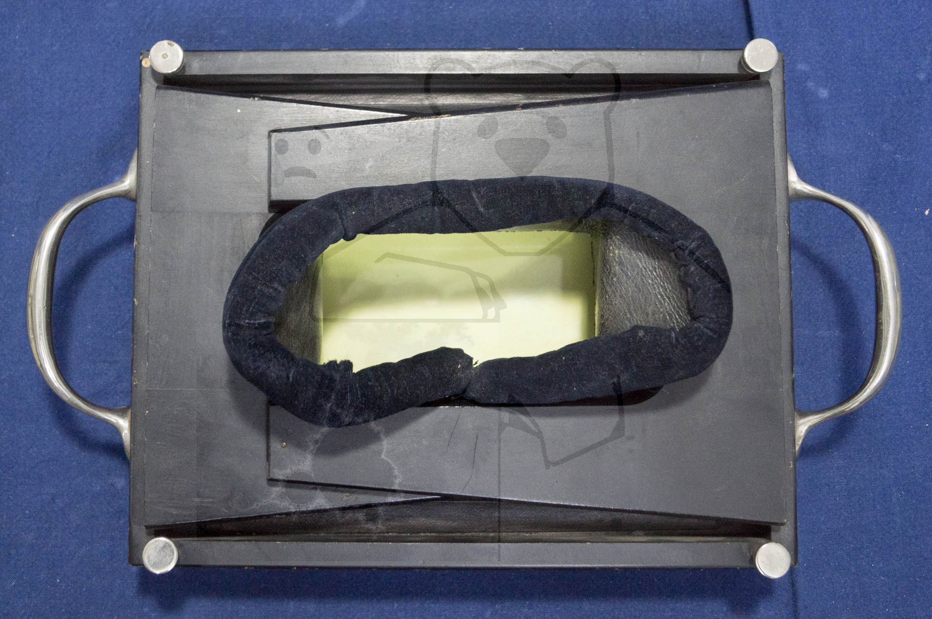 Röntgenschirm um 1905, Zusammengeklappt