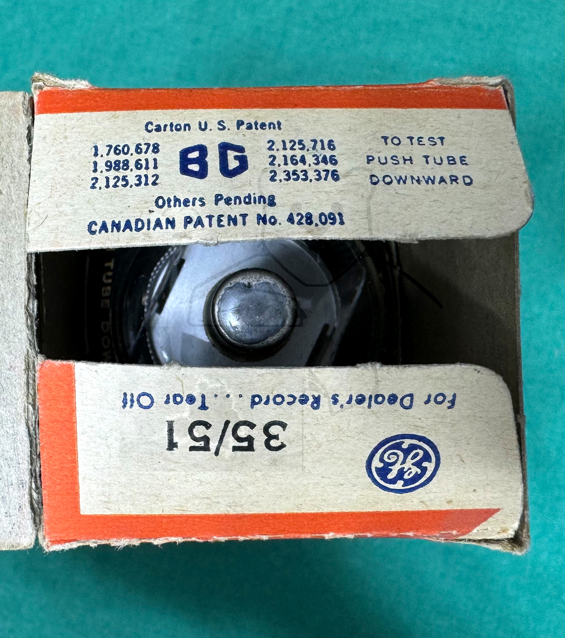 Röhre 35 #7647 Verpackung Bild 4