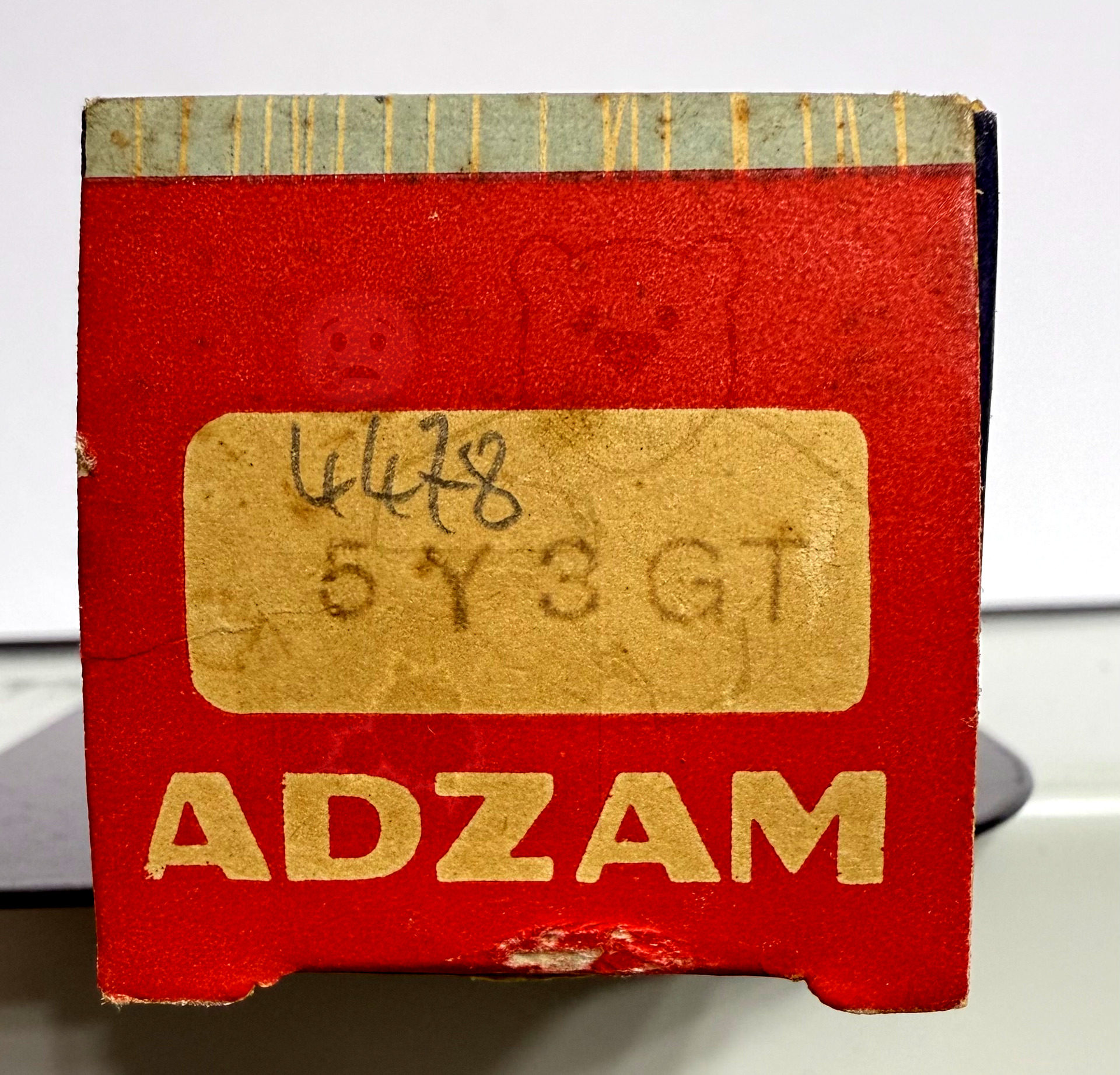 Röhre 5Y3GT #4478 Verpackung Bild 3