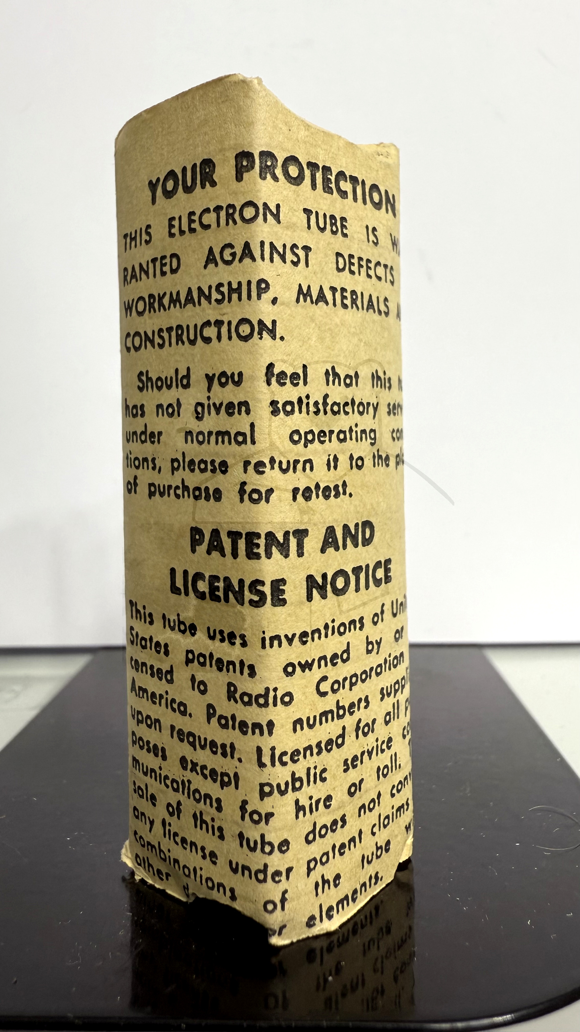 Röhre 6J6 #4067 Verpackung Bild 1