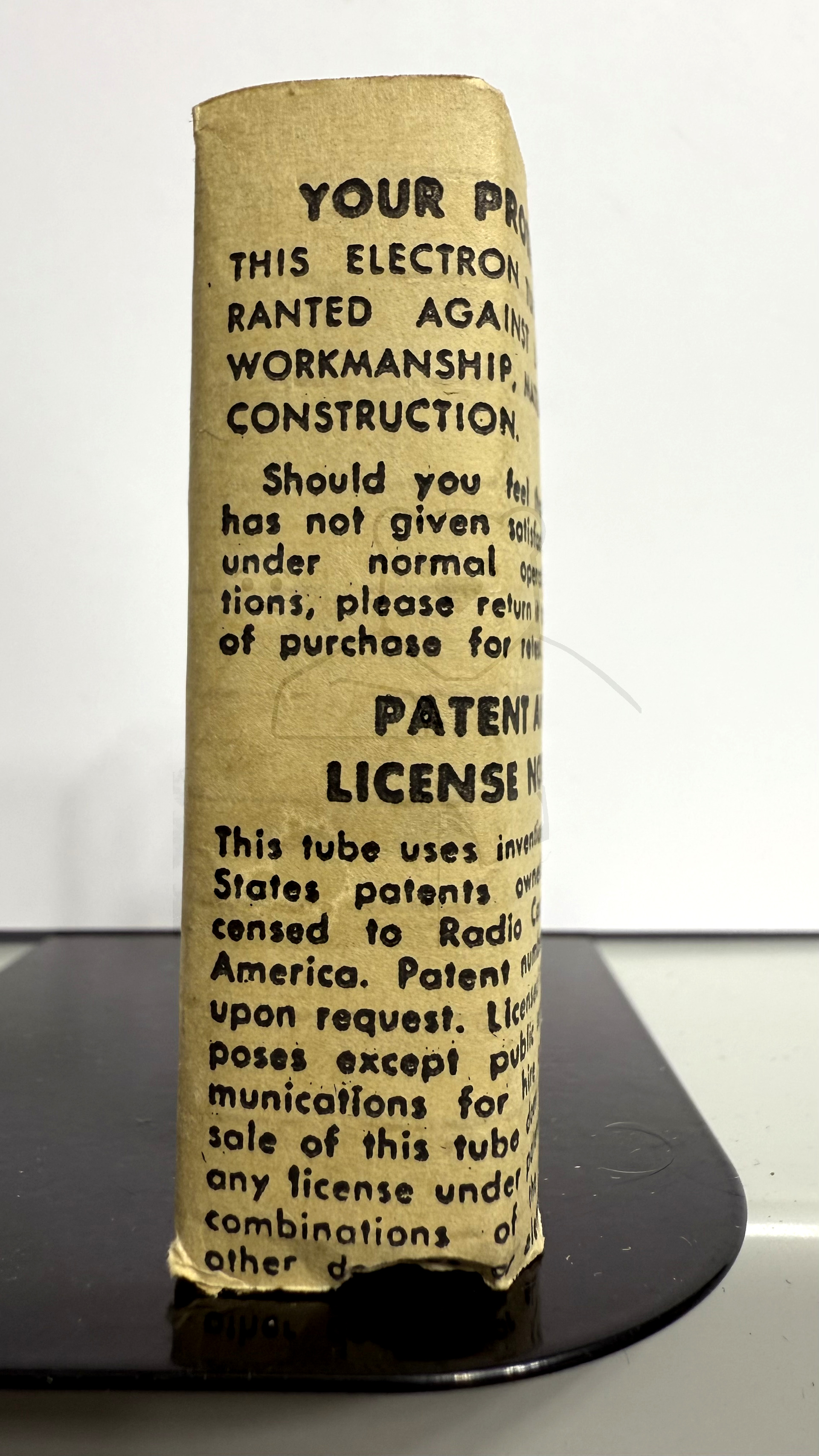 Röhre 6J6 #4067 Verpackung Bild 2