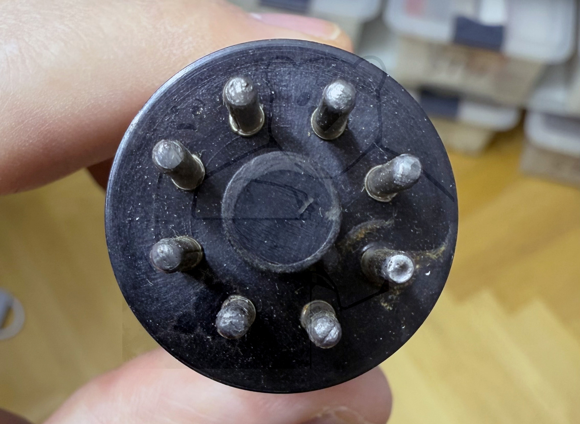 Röhre 6J9SG #7849 Bild 10