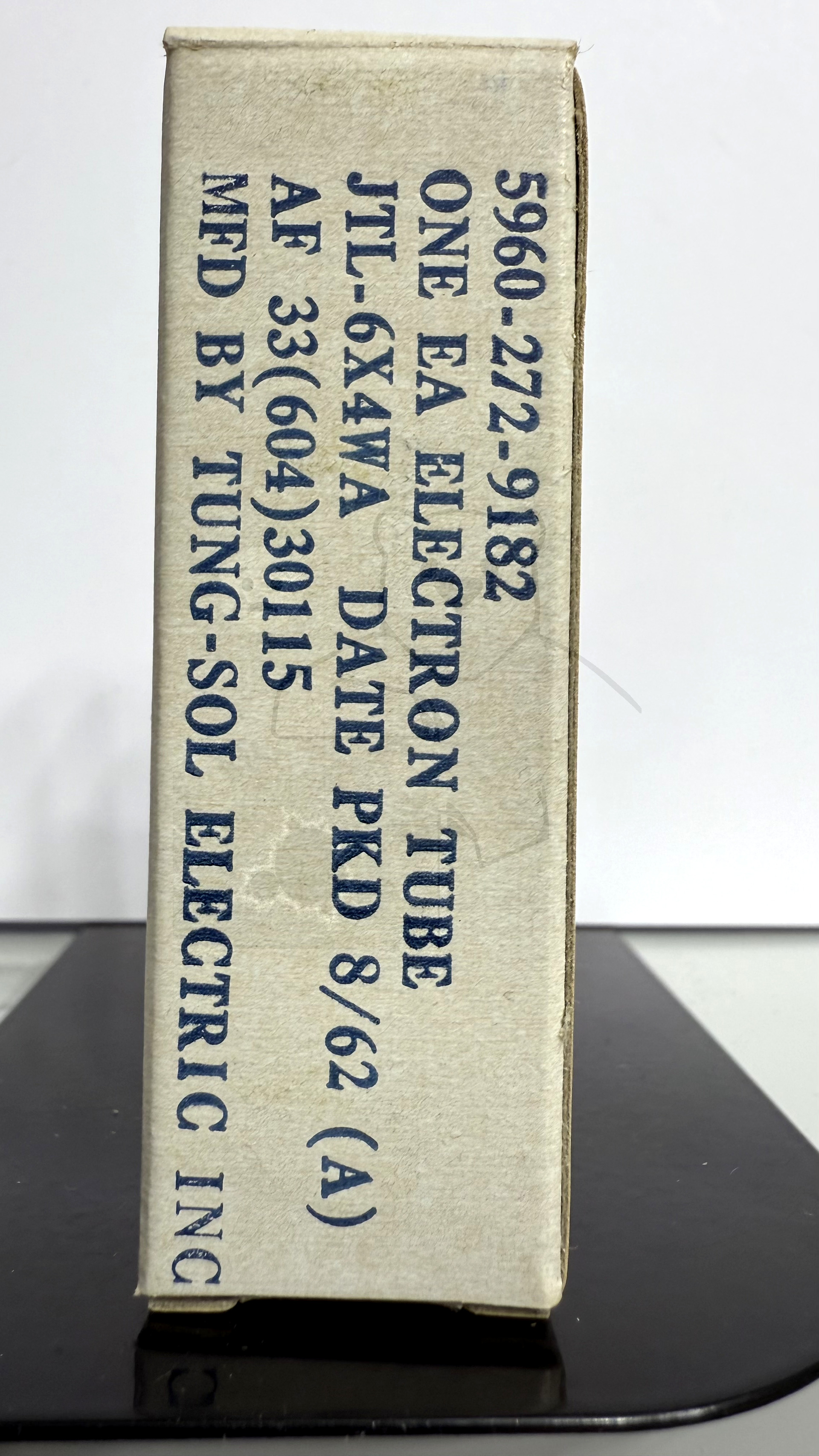 Röhre 6X4WA #6832 Verpackung Bild 1