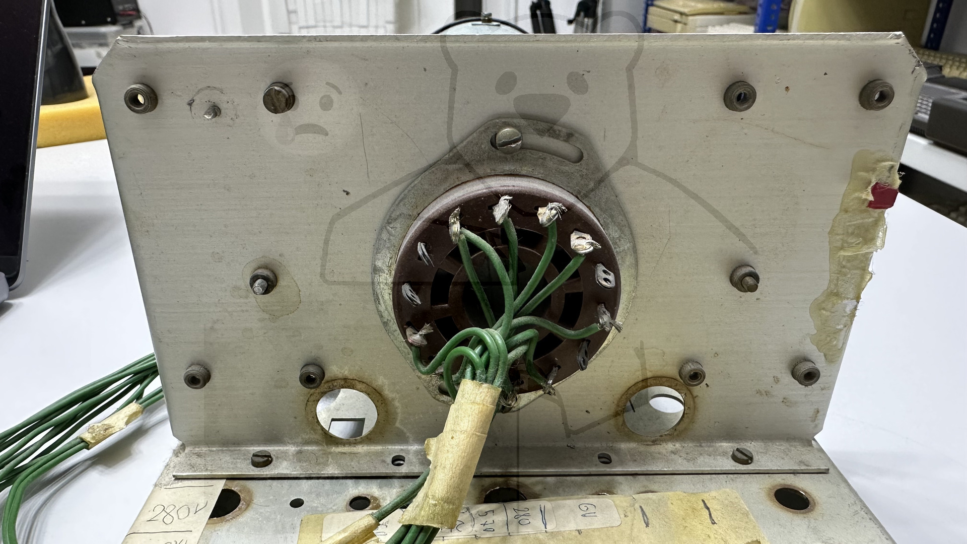 Röhre 8ЛО29И #3438 Original Halterung Bild 6