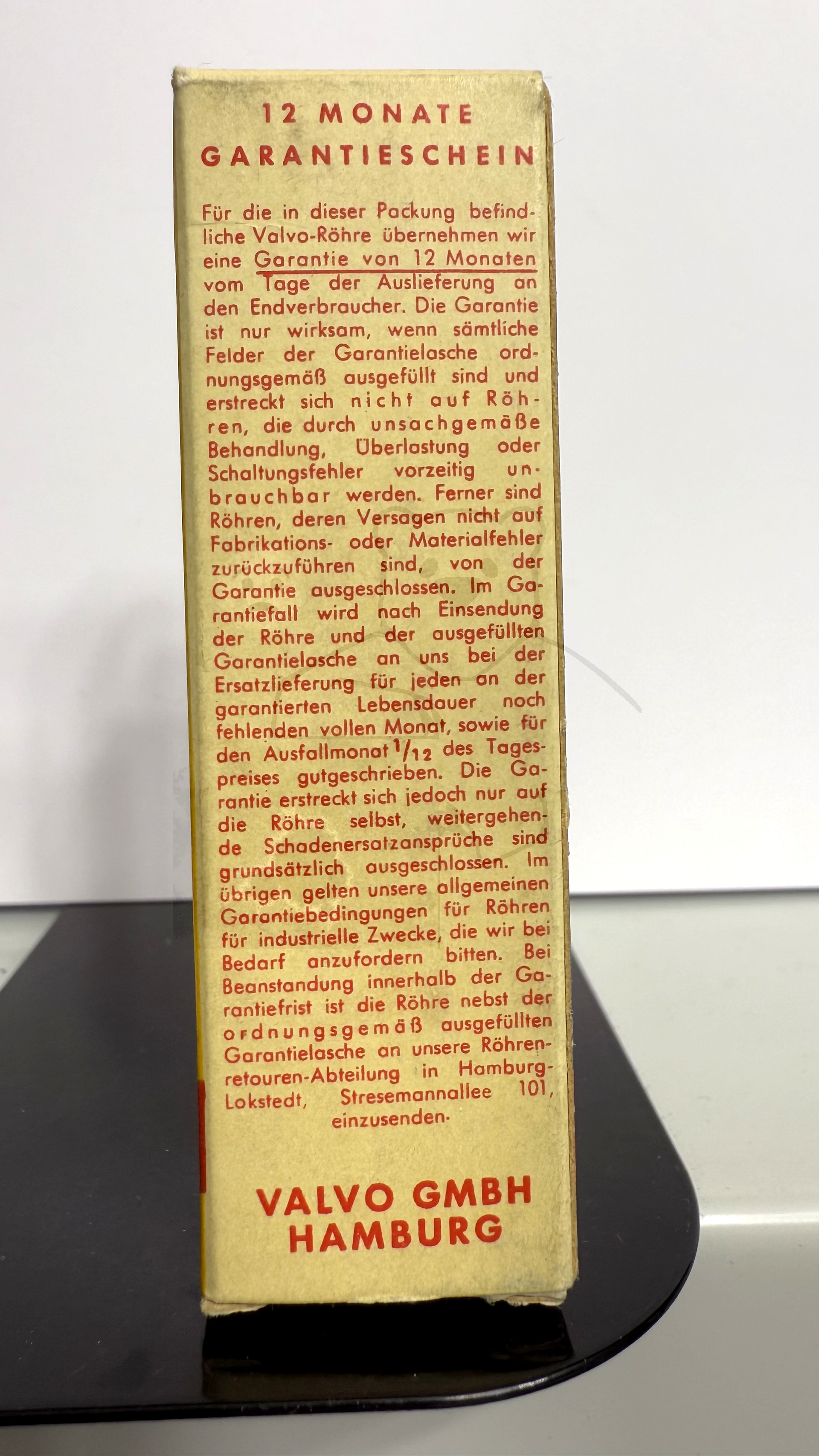 Röhre 90C1 #6722 Verpackung Bild 2