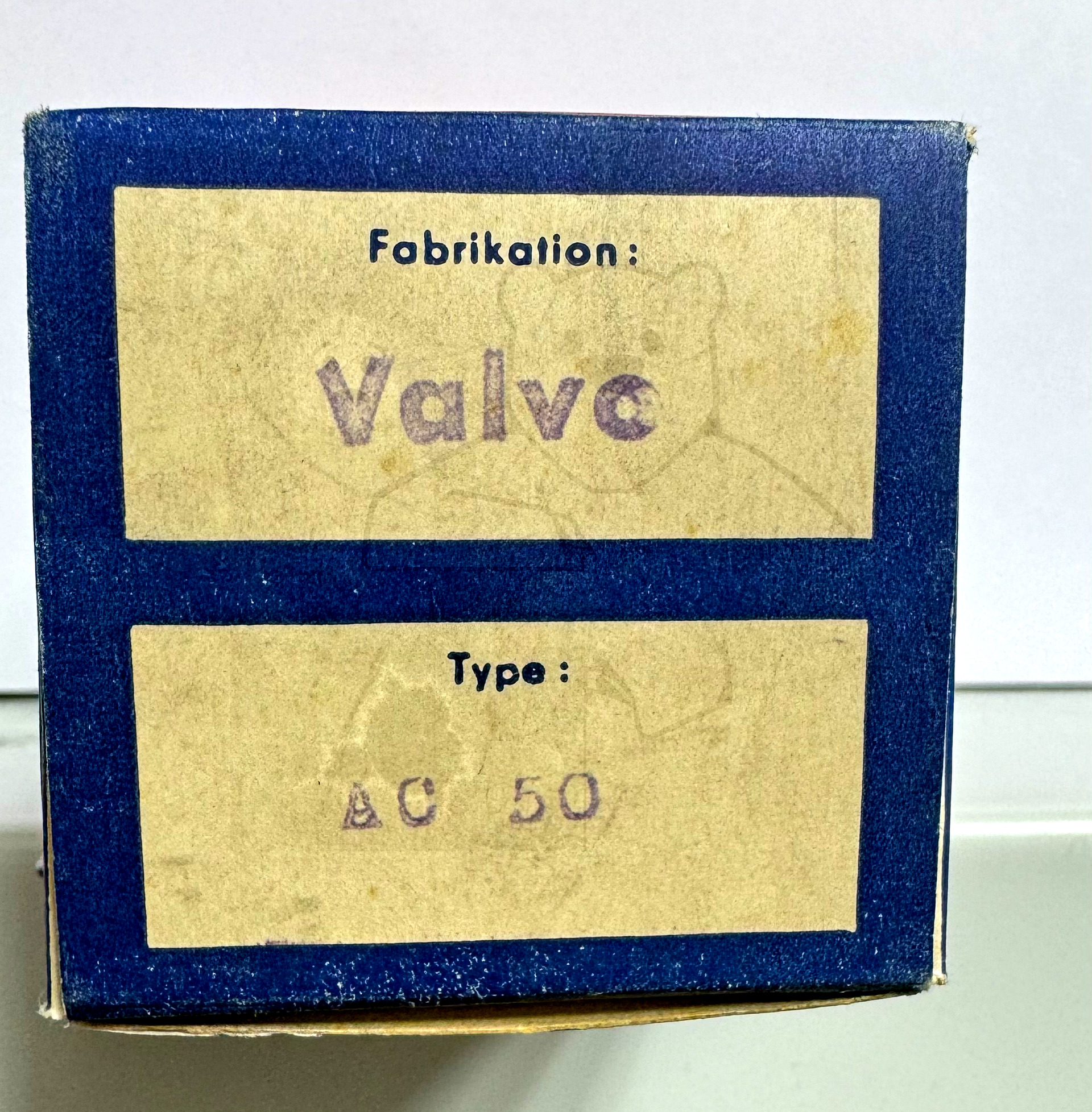 Röhre AC50 #6635 Verpackung Bild 3