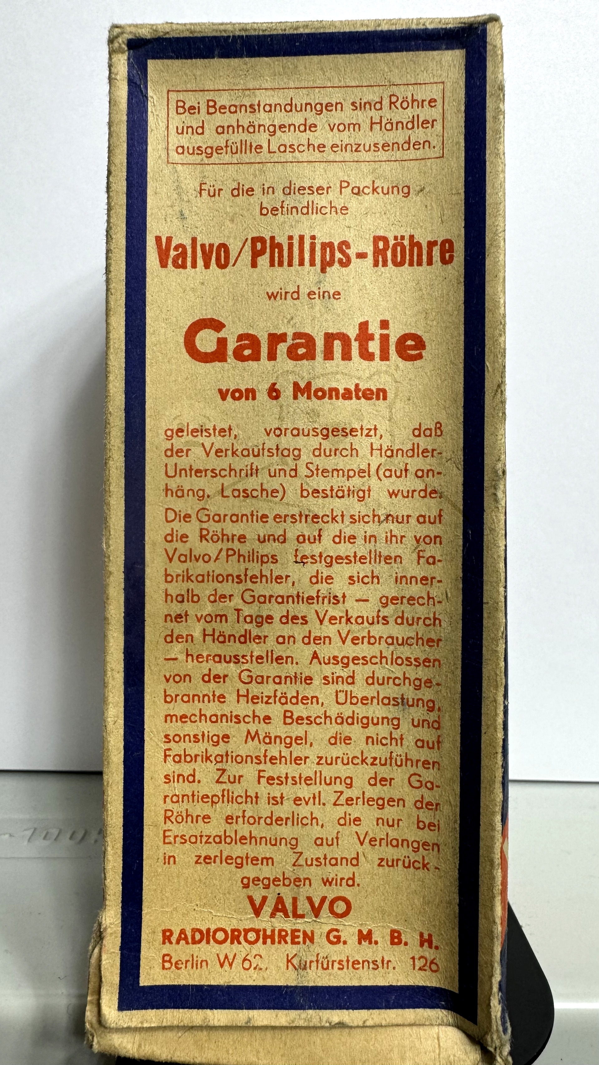 Röhre AL5-375 #0110 Verpackung Bild 3