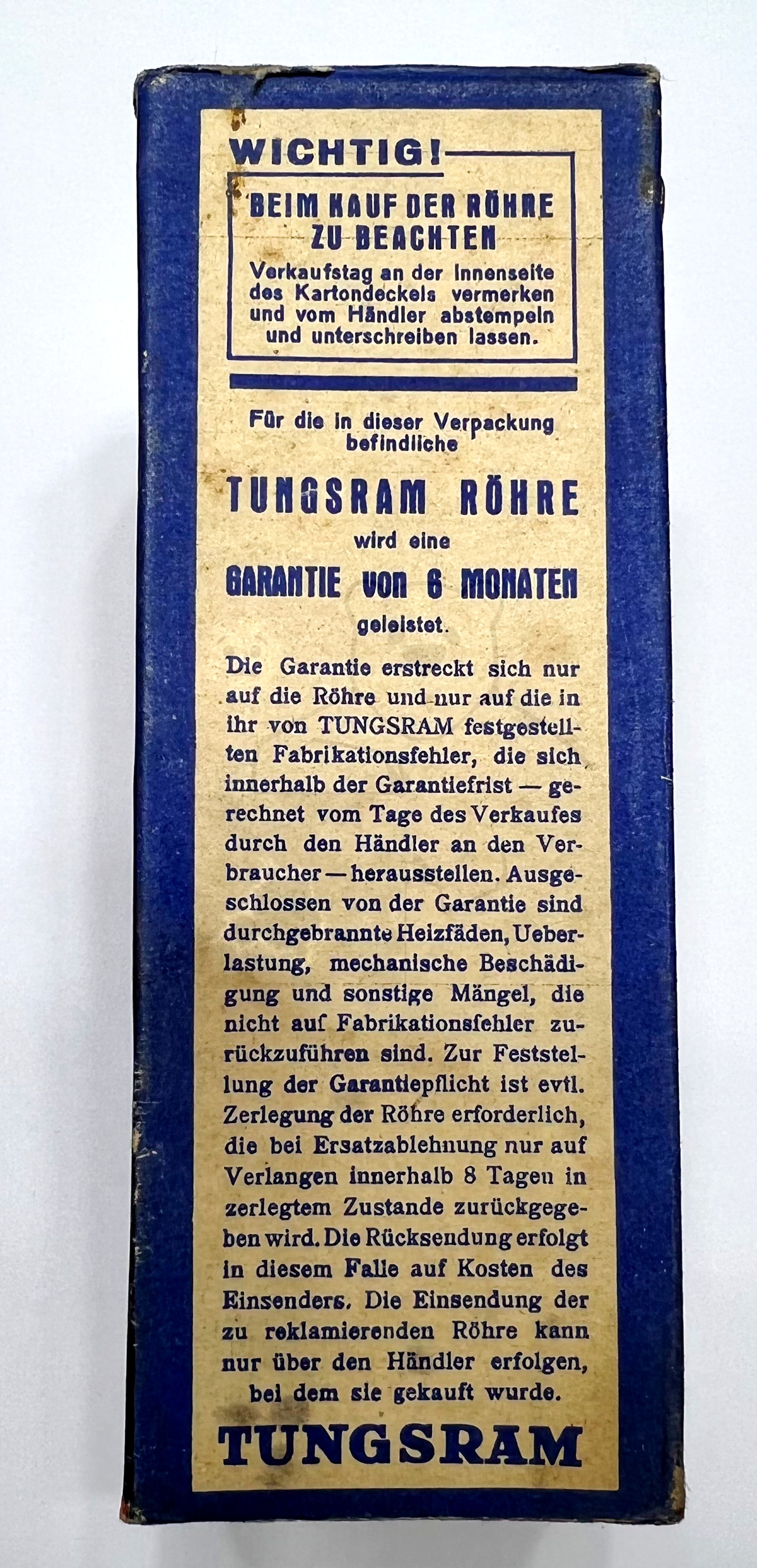 Röhre AS4120 #3290 Verpackung Bild 4