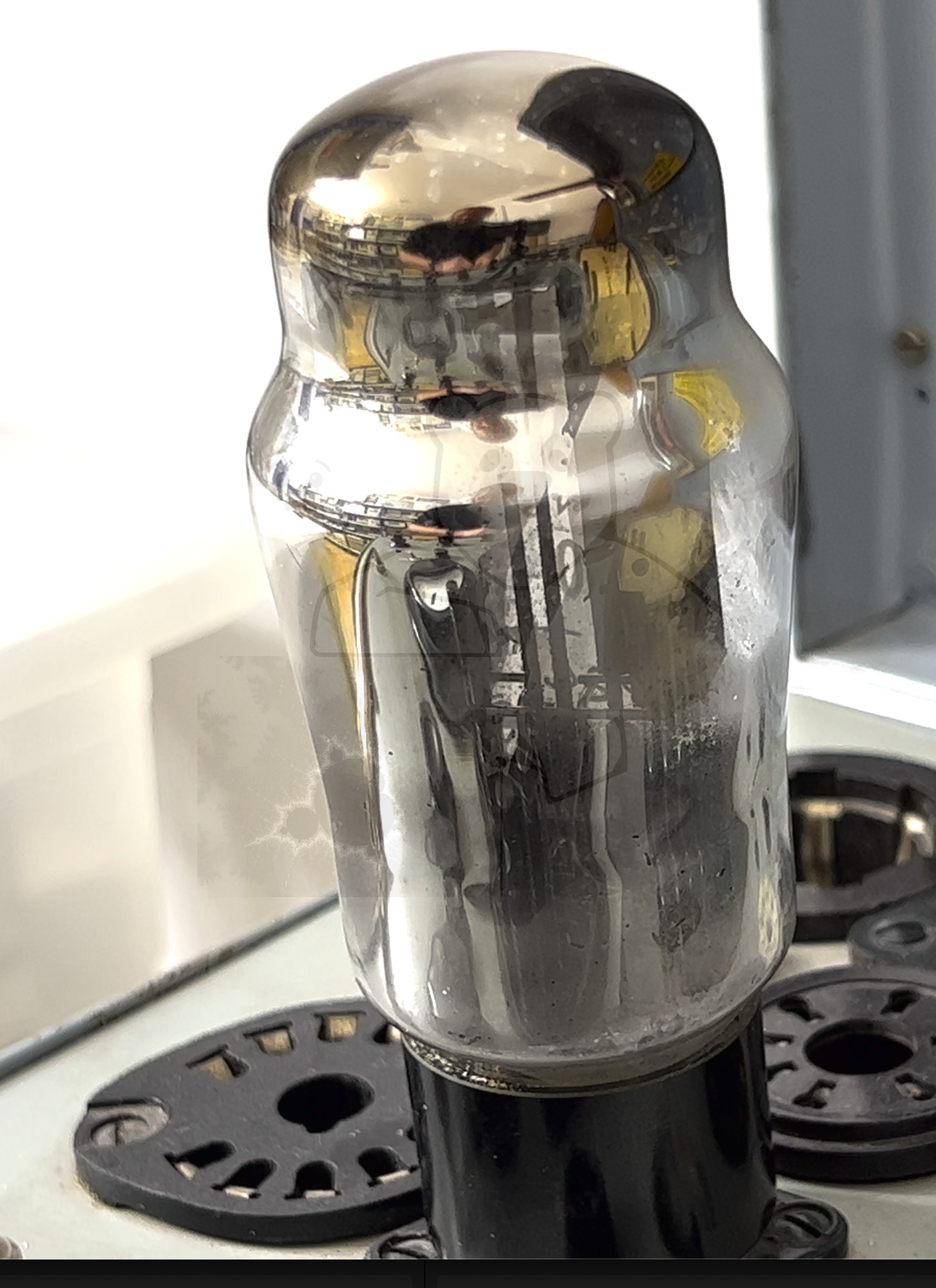 Röhre AX50 #0245 Aufheizphase