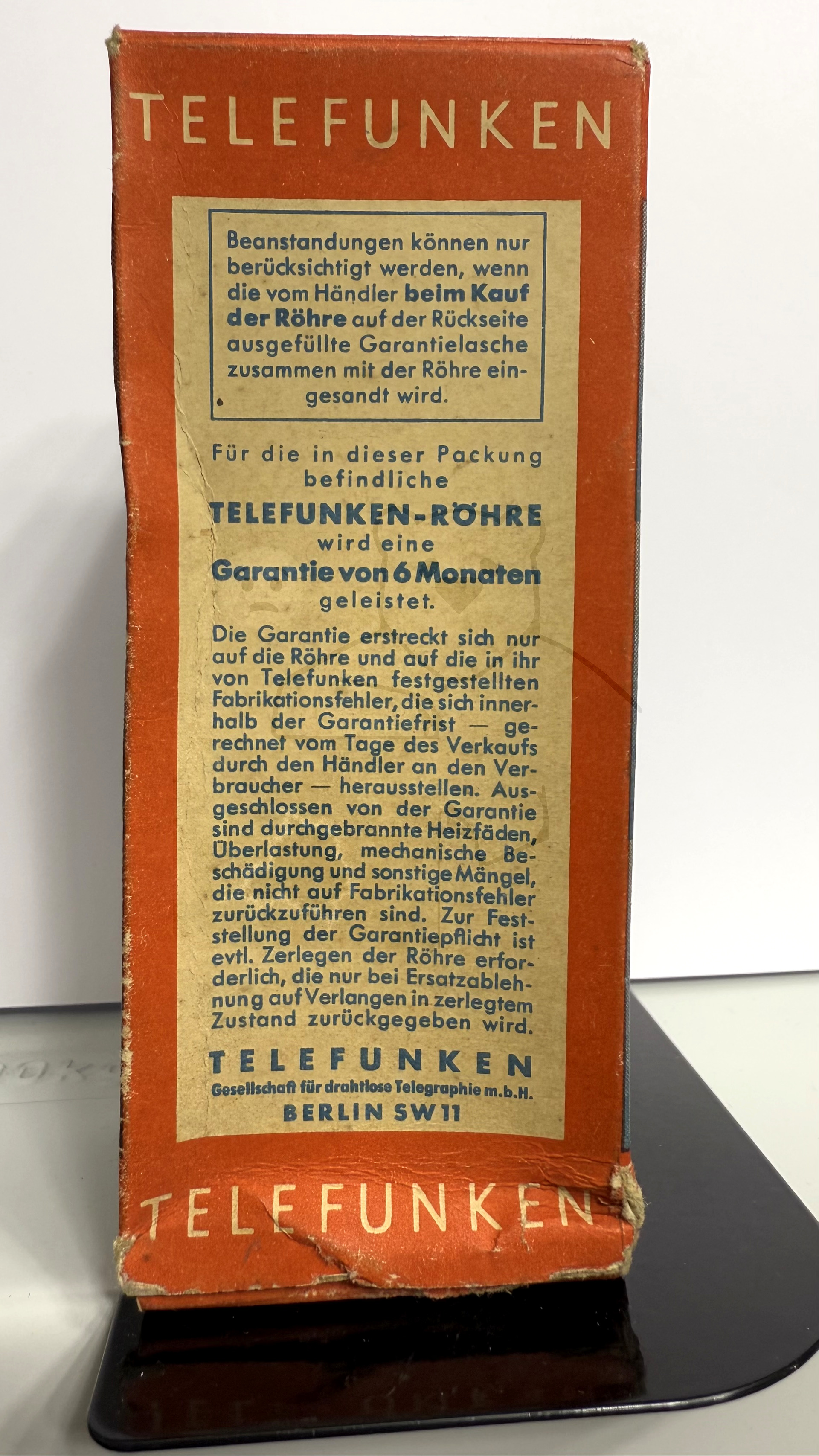 Röhre BB1 #0013 Verpackung Bild 7