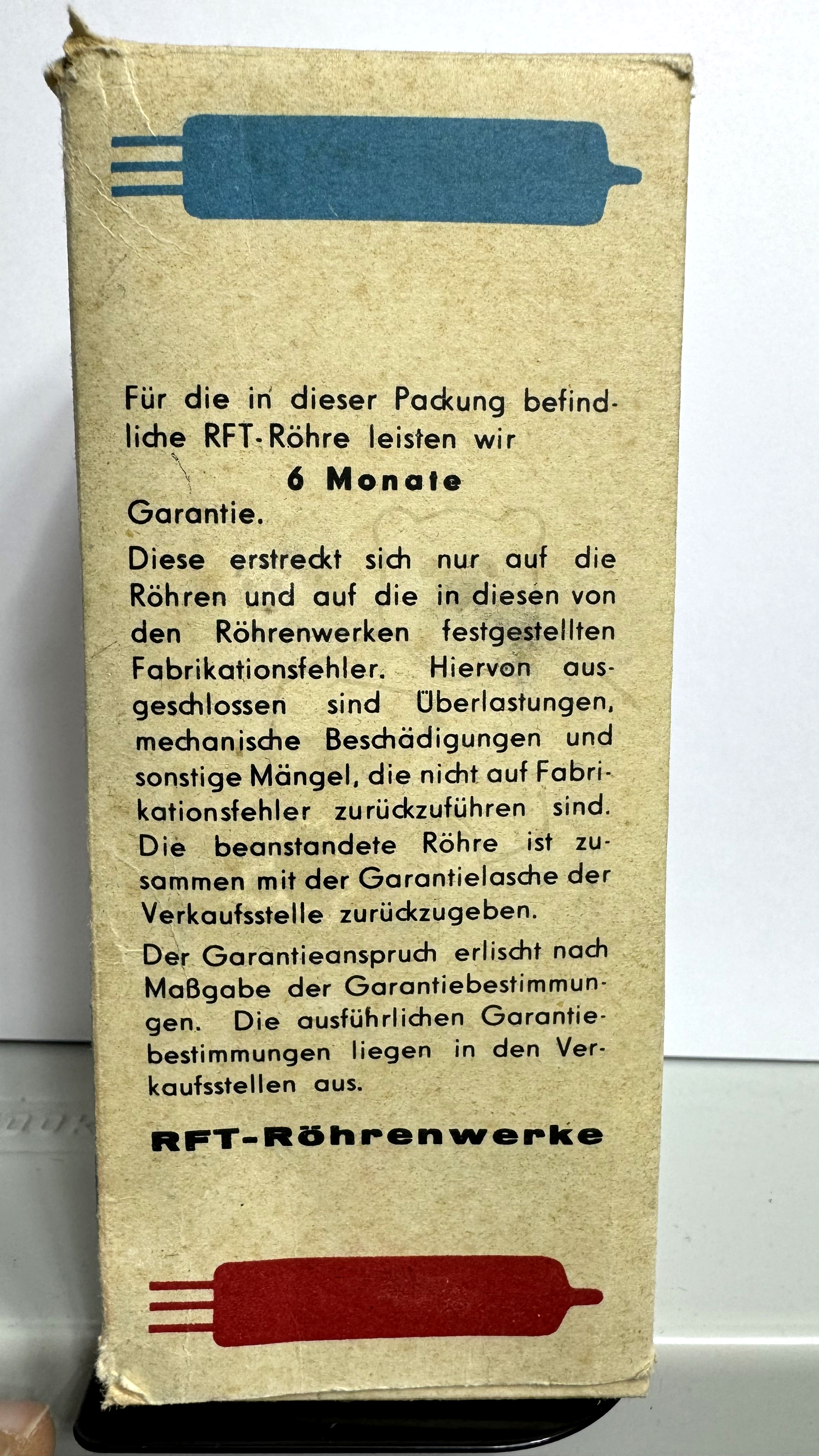 Röhre C3c #0008 Verpackung Bild 3