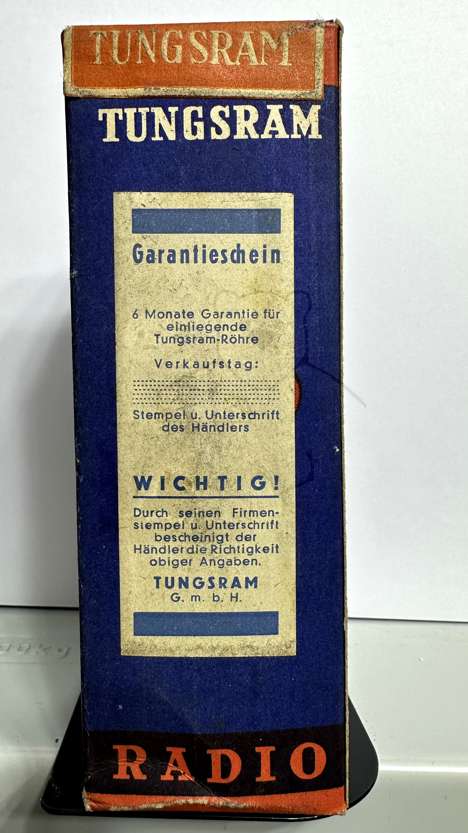 Röhre CL6 #8029 Verpackung Bild 3