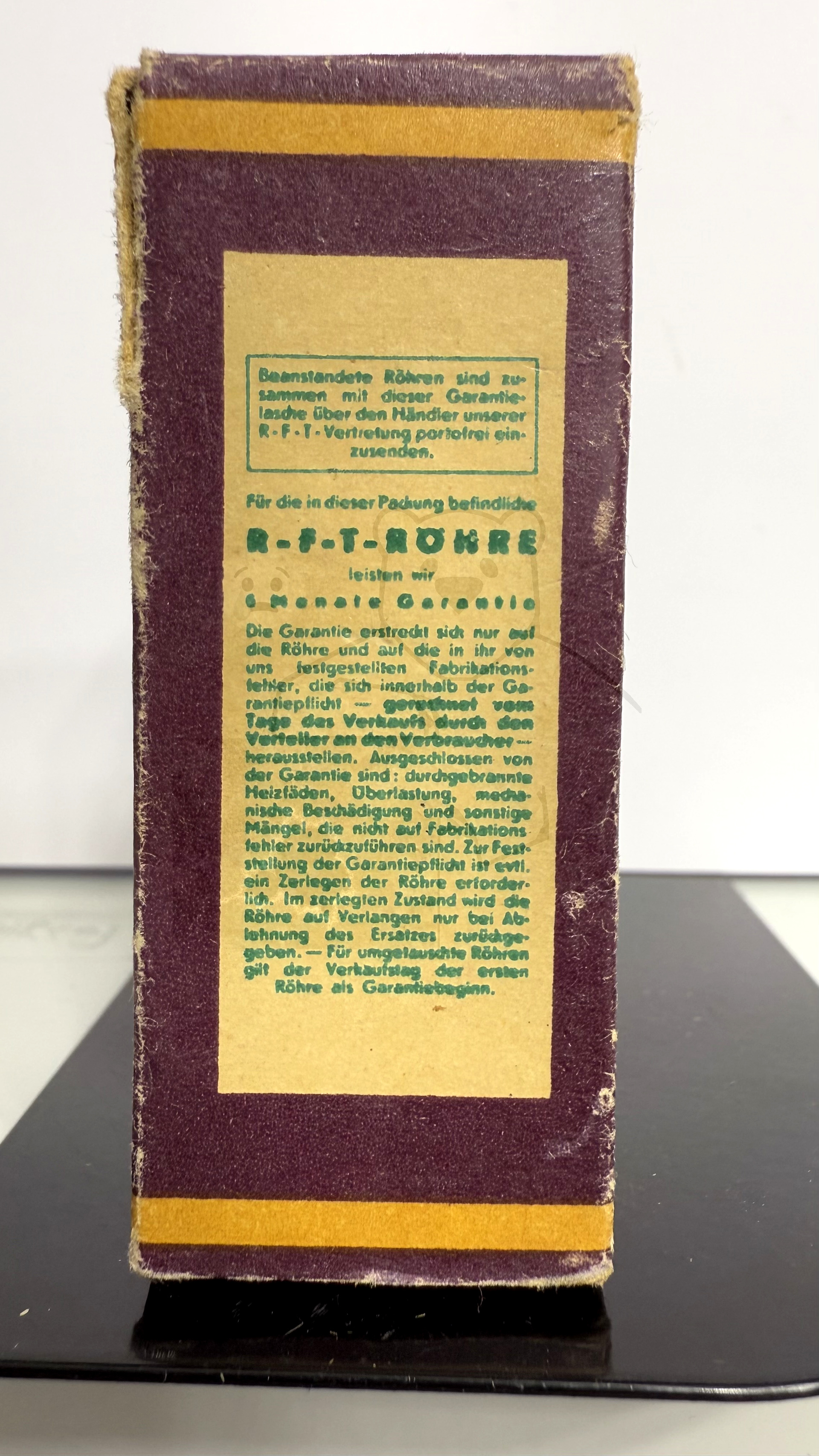 Röhre DAF191 #6678 Verpackung Bild 4