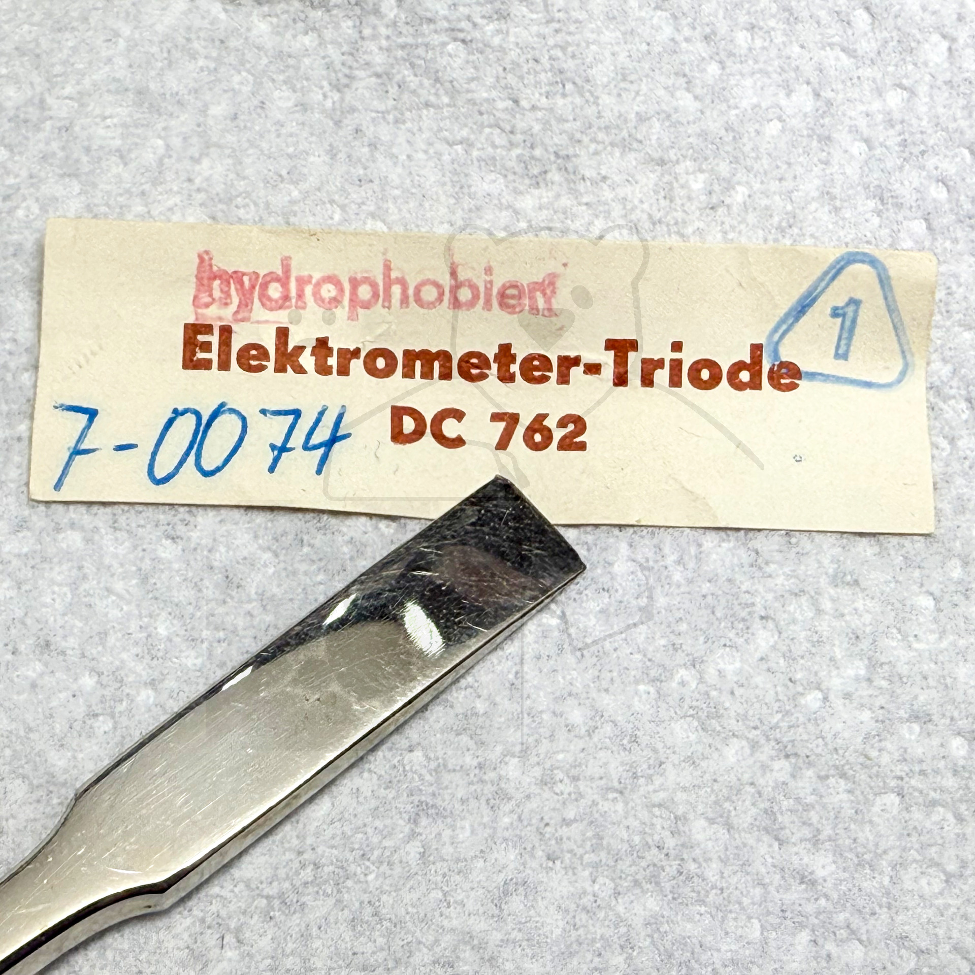 Röhre DC762 #6696 Beipackzettel