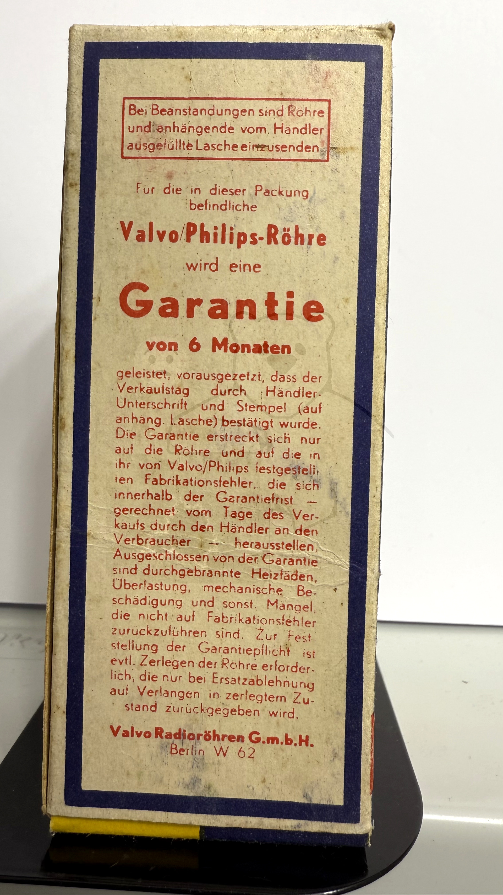 Röhre DF1 #8477 Verpackung Bild 3