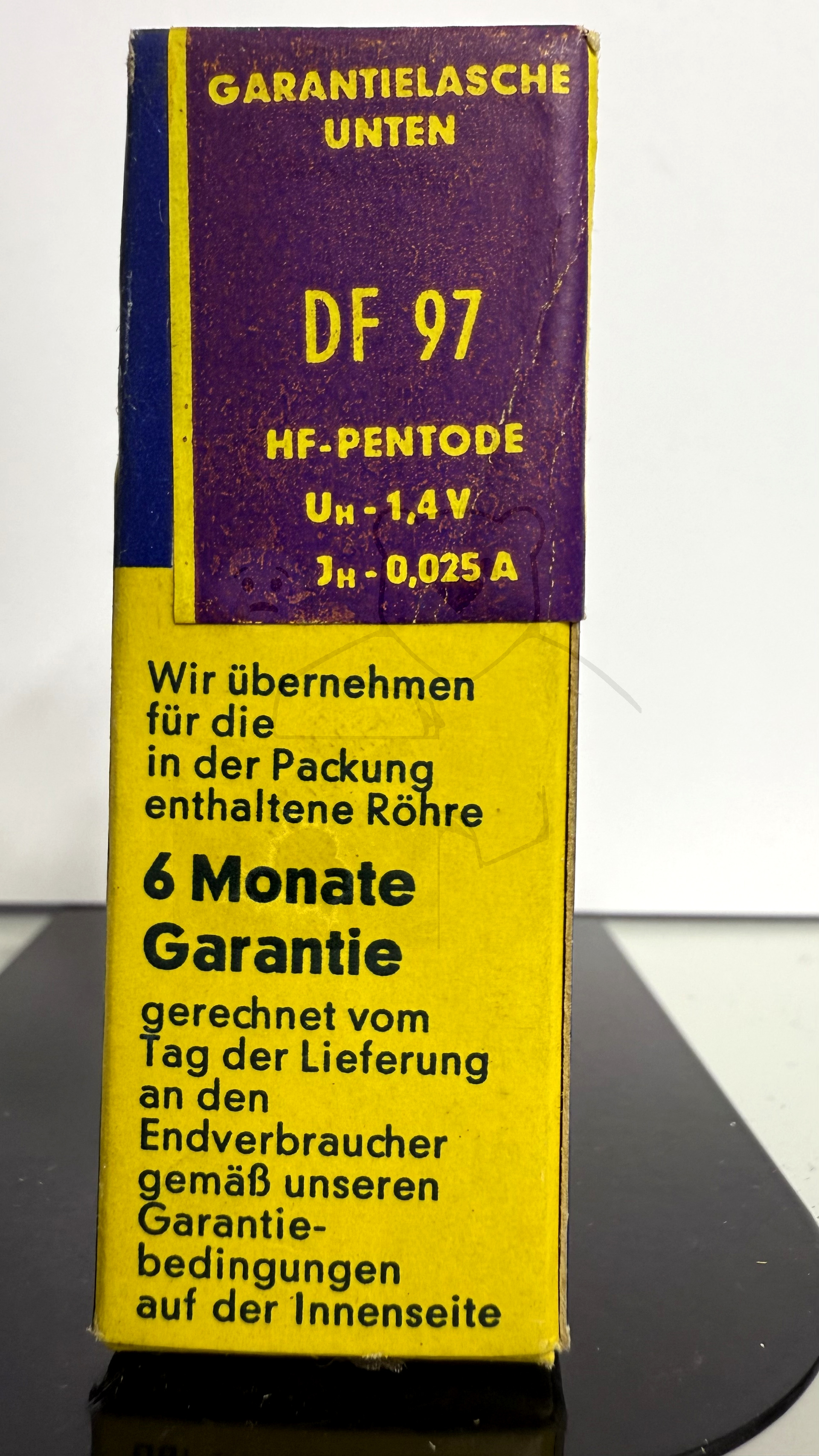 Röhre DF97 #8202 Verpackung Bild 2