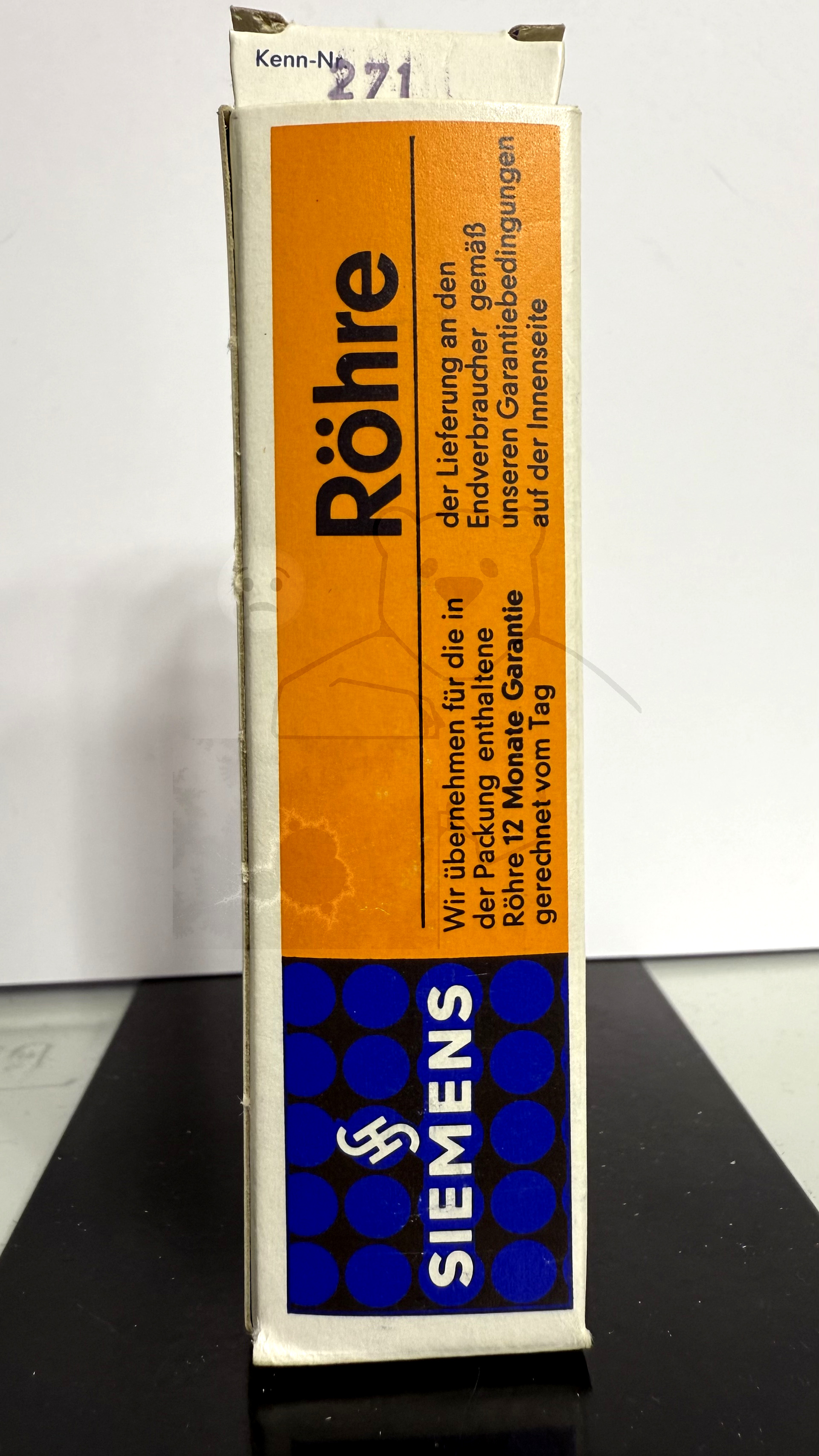 Röhre E81CC #3315 Verpackung Bild 1