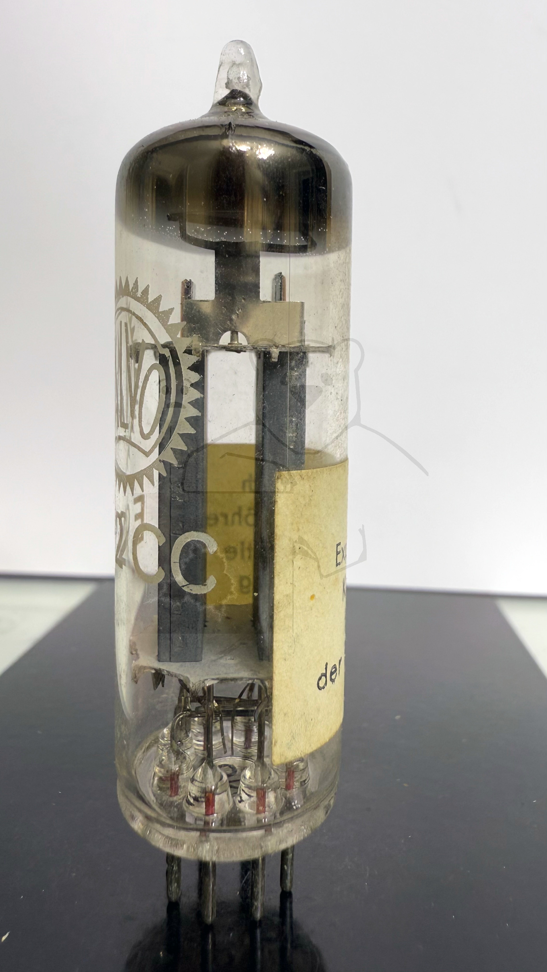 Röhre E92CC #7861 Bild 3 - Unverkäuflich - Experimentierröhre - Keine Garantie für Einhaltung der Propagandawerte