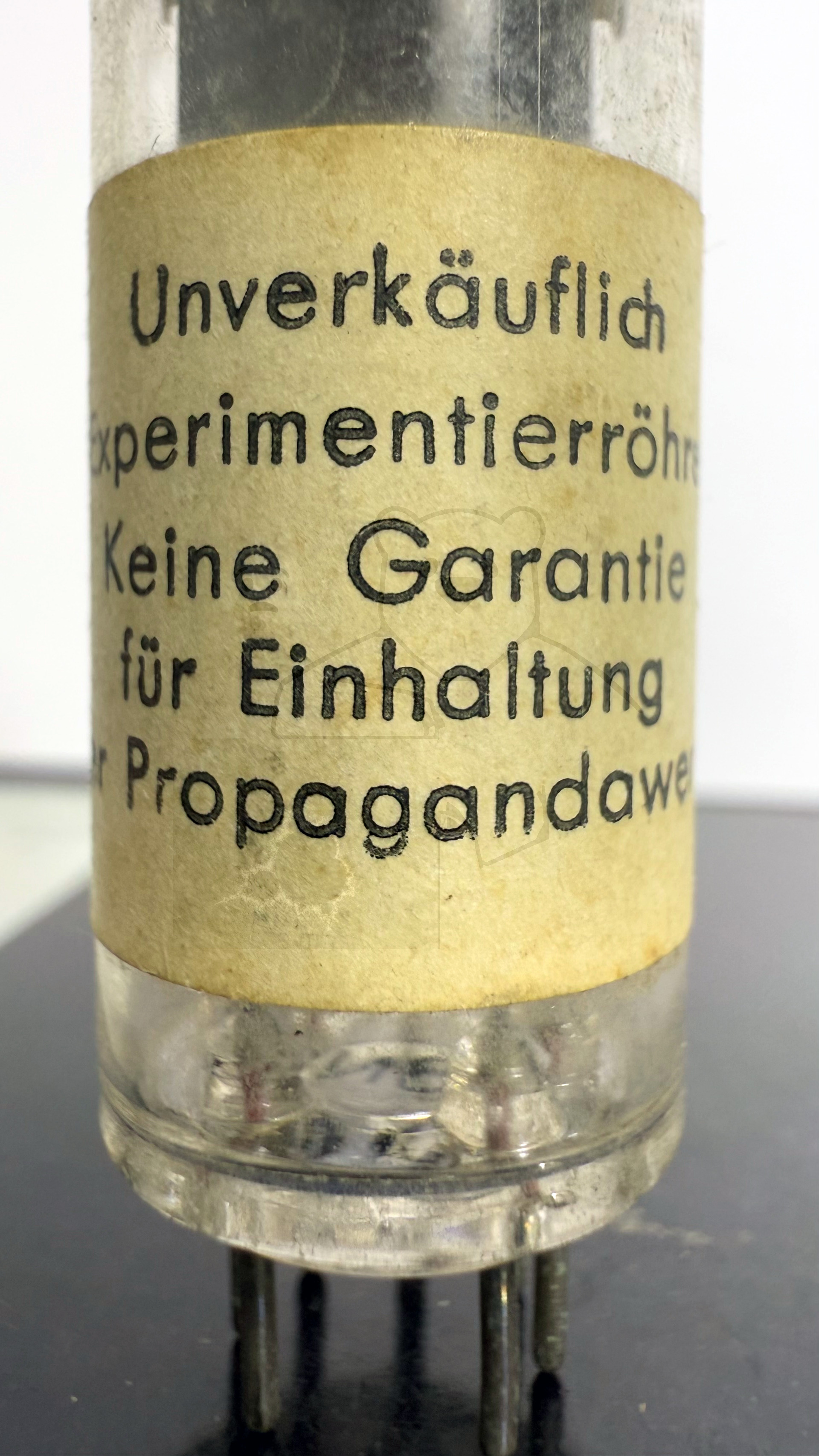 Röhre E92CC #7861 Bild 5 - Unverkäuflich - Experimentierröhre - Keine Garantie für Einhaltung der Propagandawerte