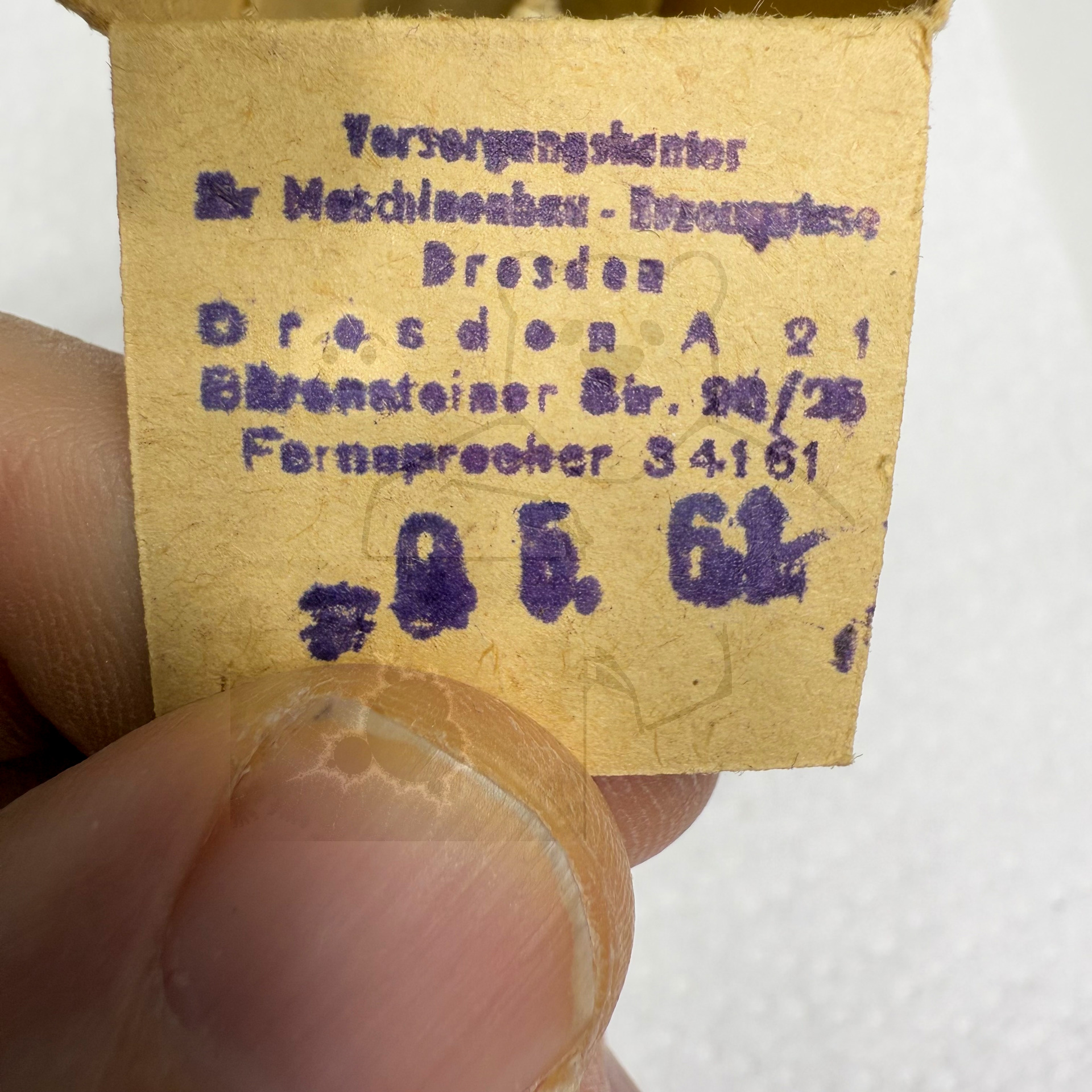 Röhre EA961 #3619 Verpackung Bild 2