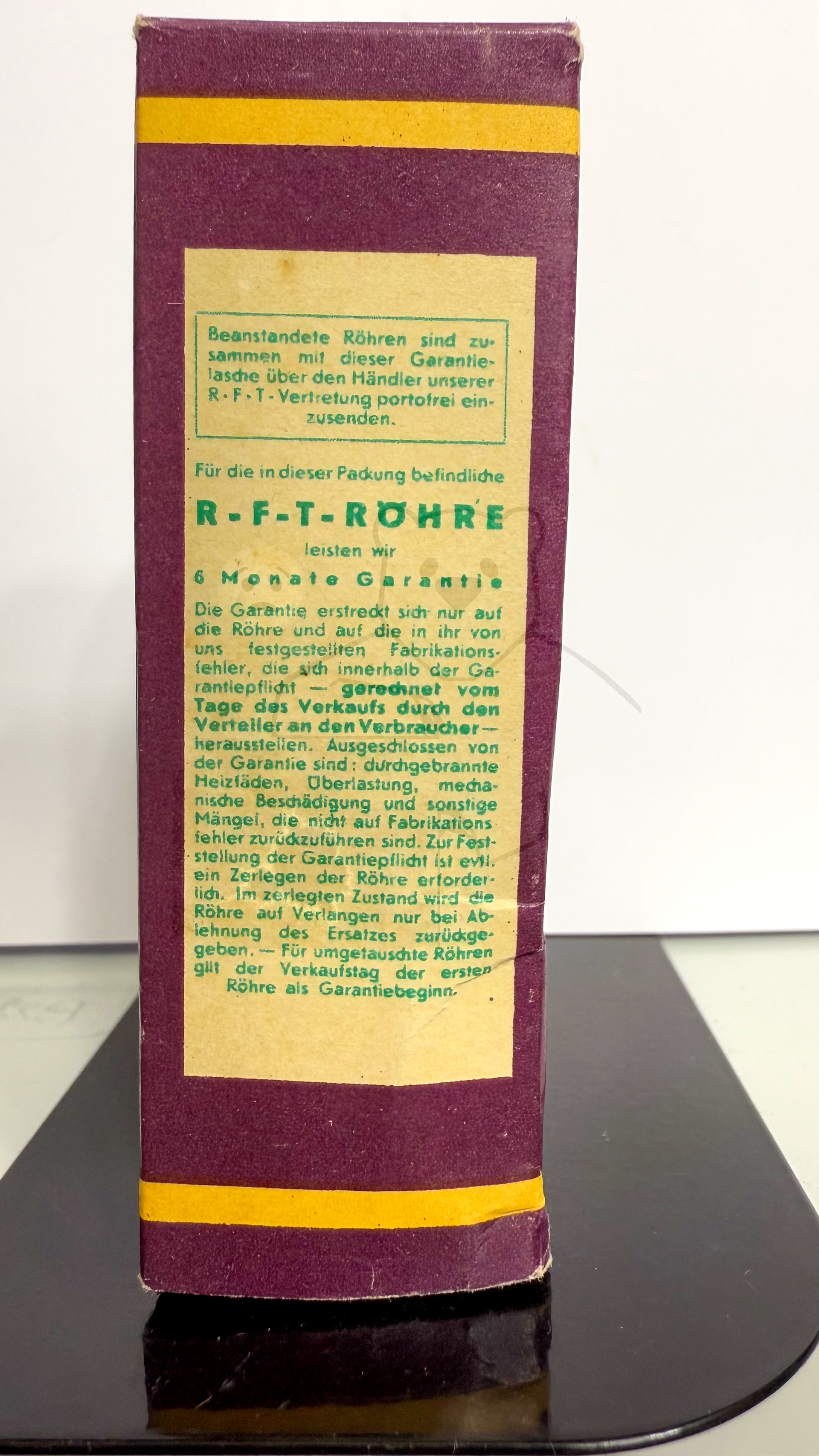 Röhre EA961 #3619 Verpackung Bild 5