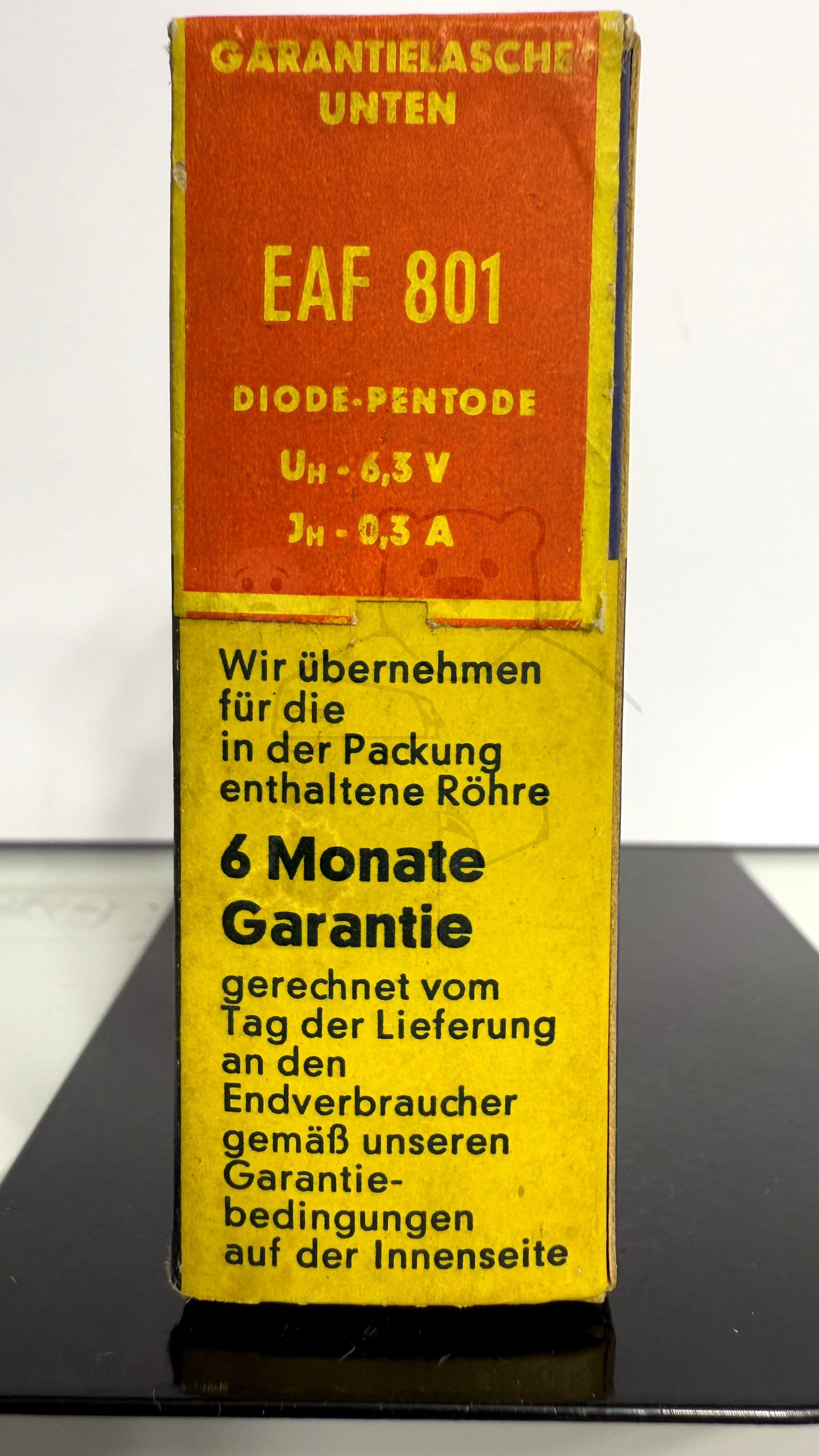 Röhre EAF801 #5930 Verpackung Bild 3