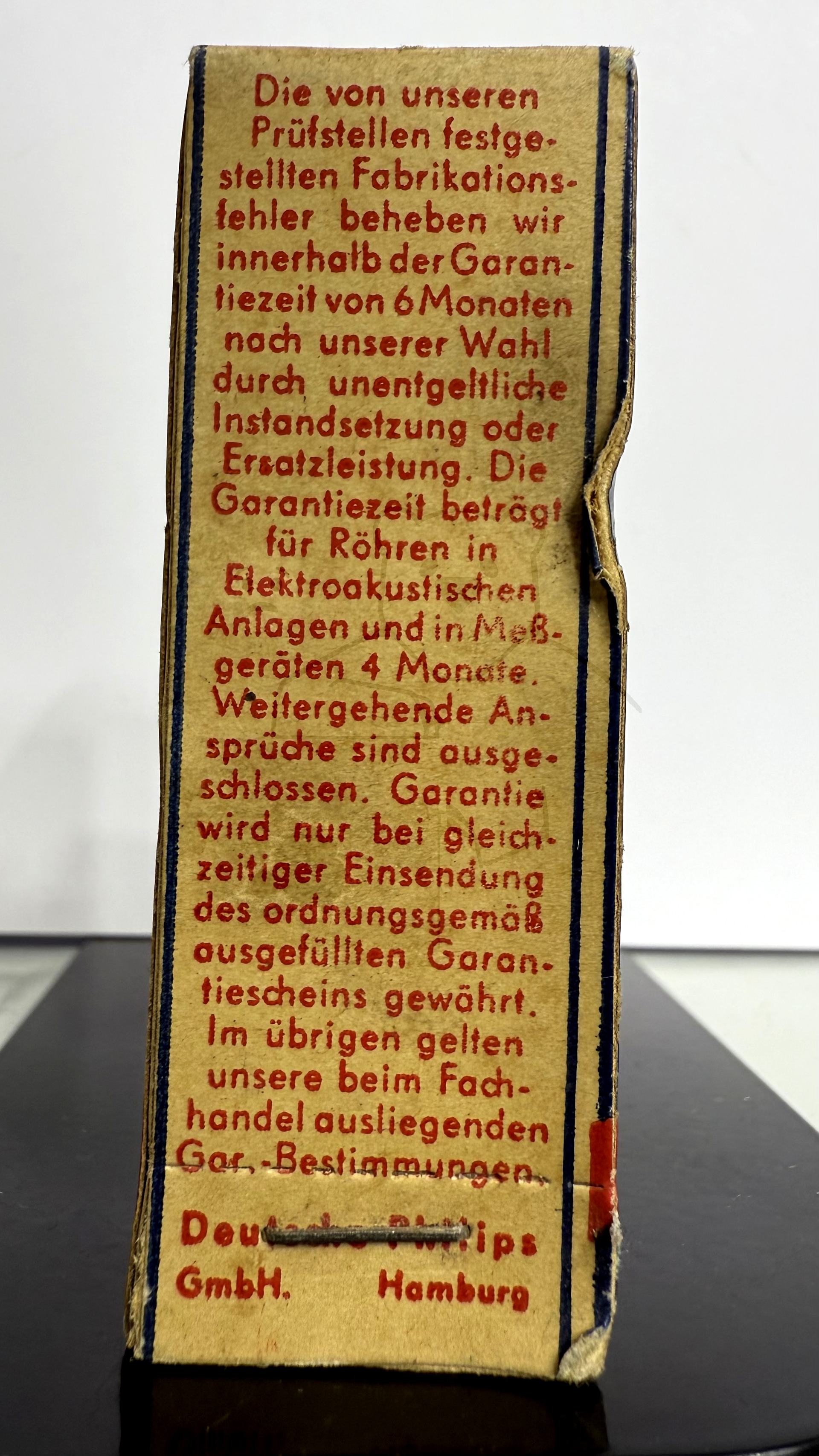 Röhre EBF80 #7081 Verpackung Bild 2