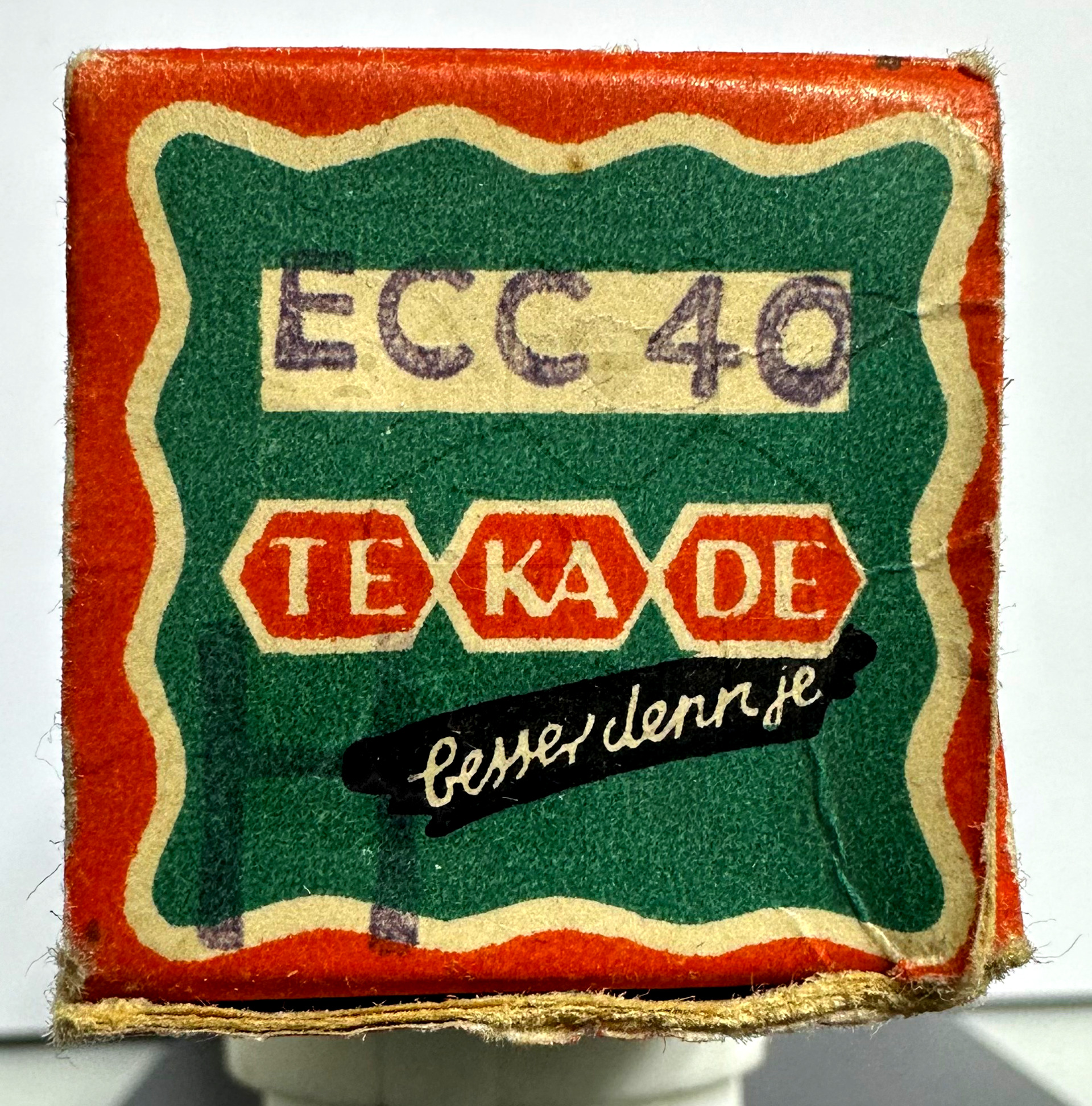 Röhre ECC40 #5986 Verpackung Bild 1