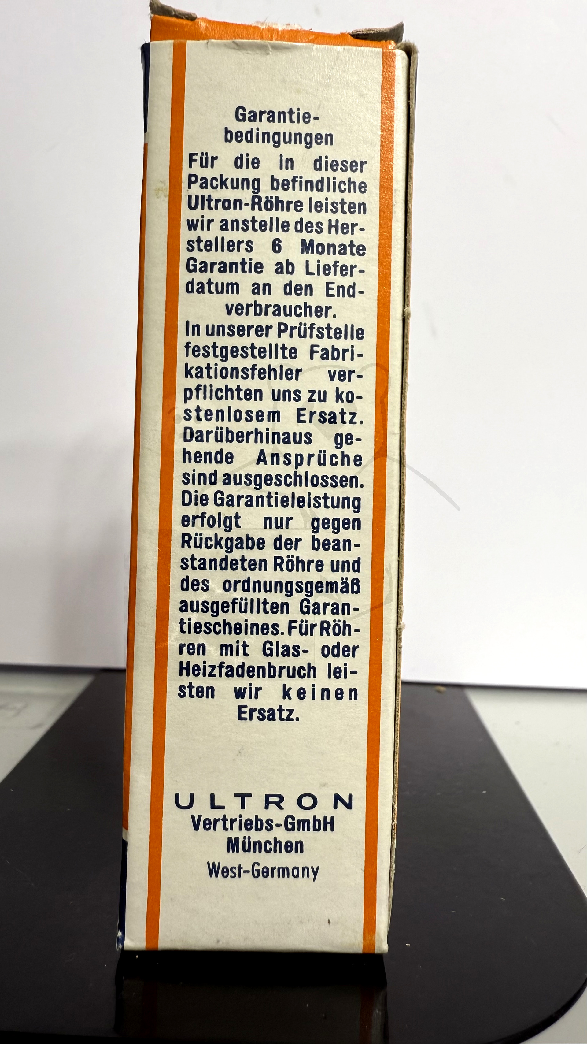 Röhre ECC81 #4072 Verpackung Bild 2
