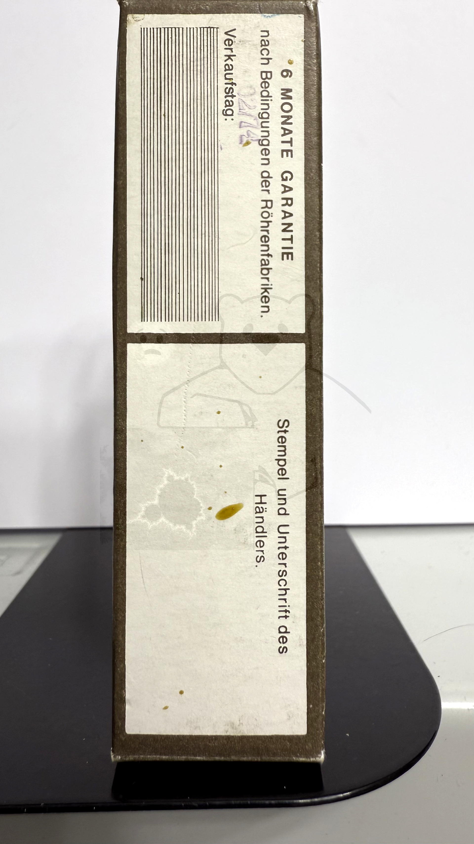 Röhre ECL82 #3931 Verpackung Bild 2