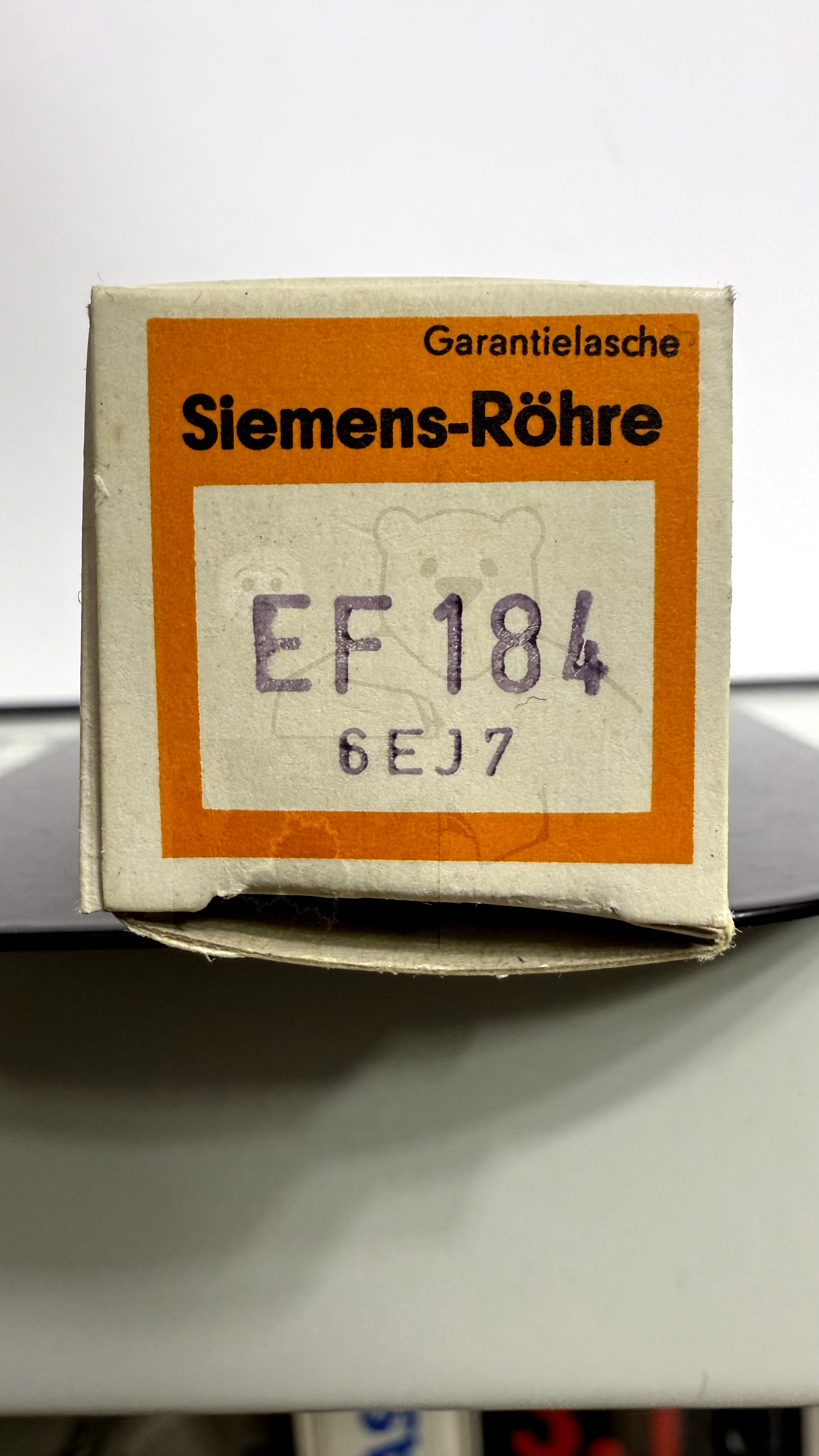 Röhre EF184 #2558 Verpackung Bild 3