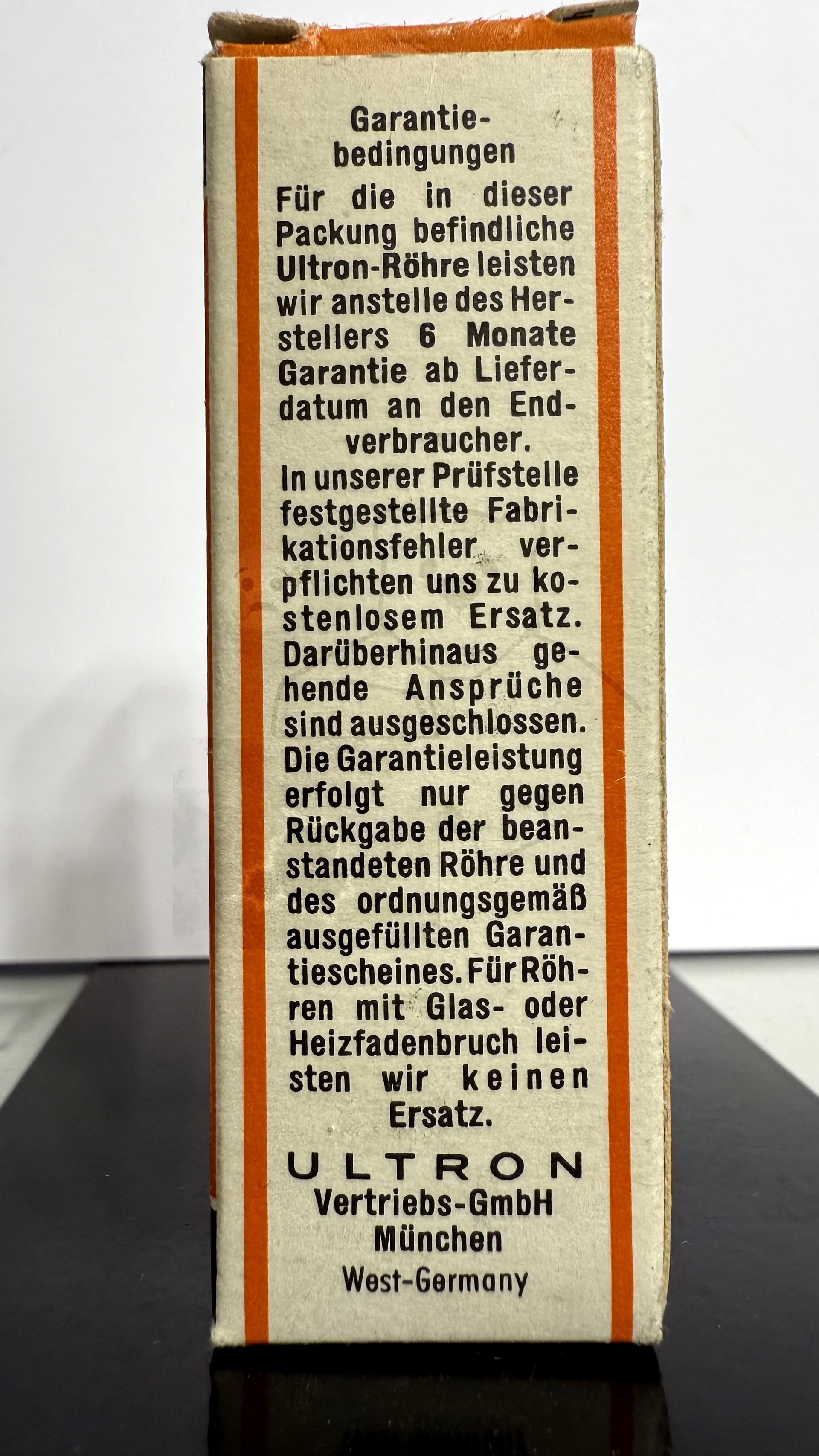 Röhre EF184 #7079 Verpackung Bild 3