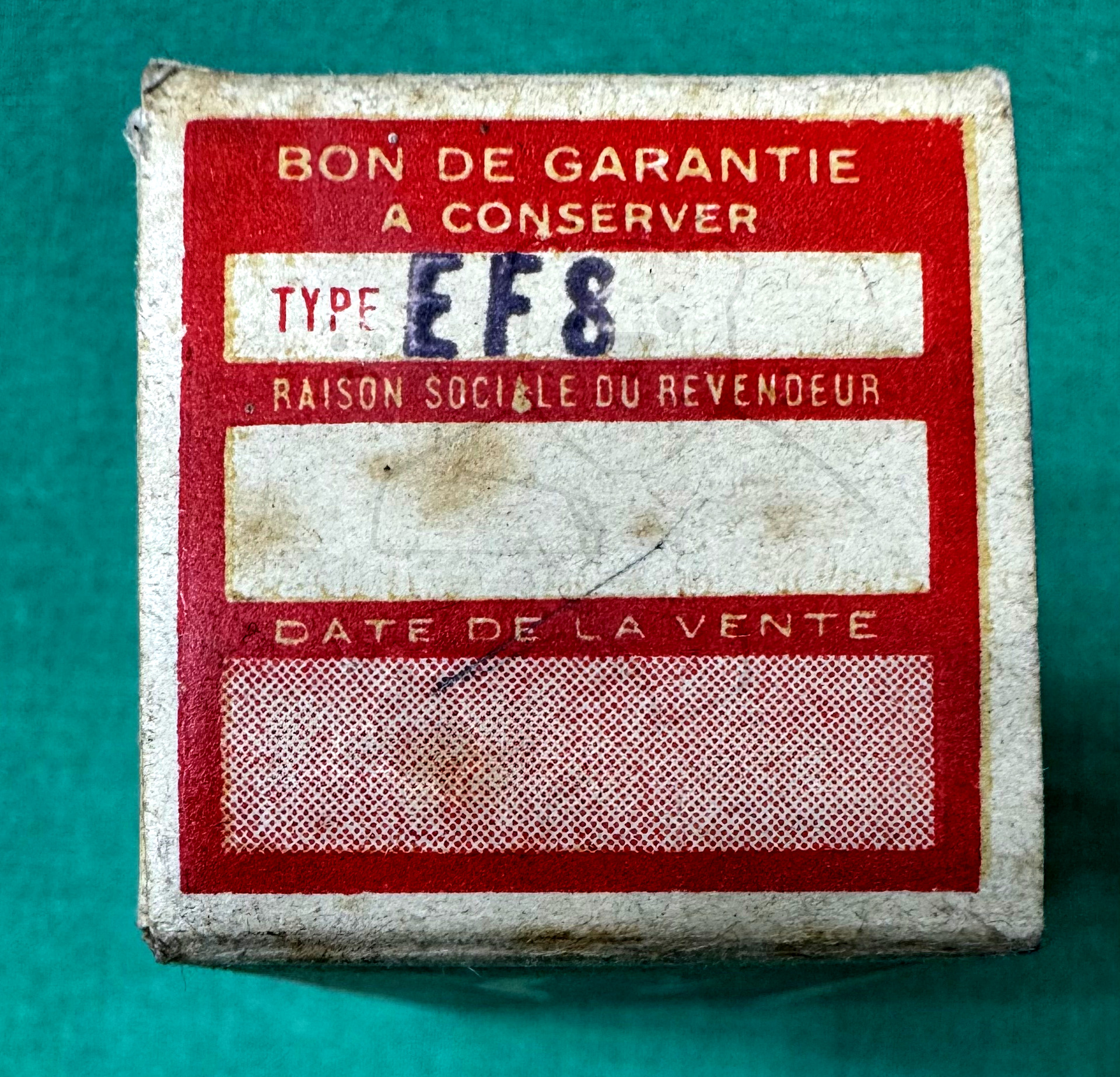 Röhre EF8 #3756 Verpackung Bild 5