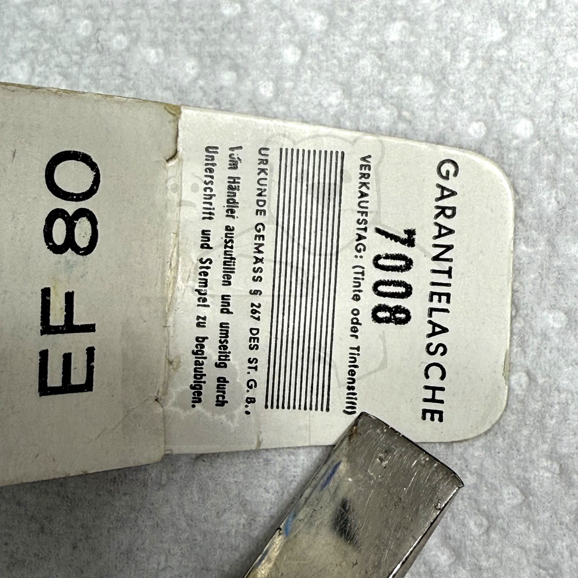 Röhre EF80 #7032 Verpackung Bild 1