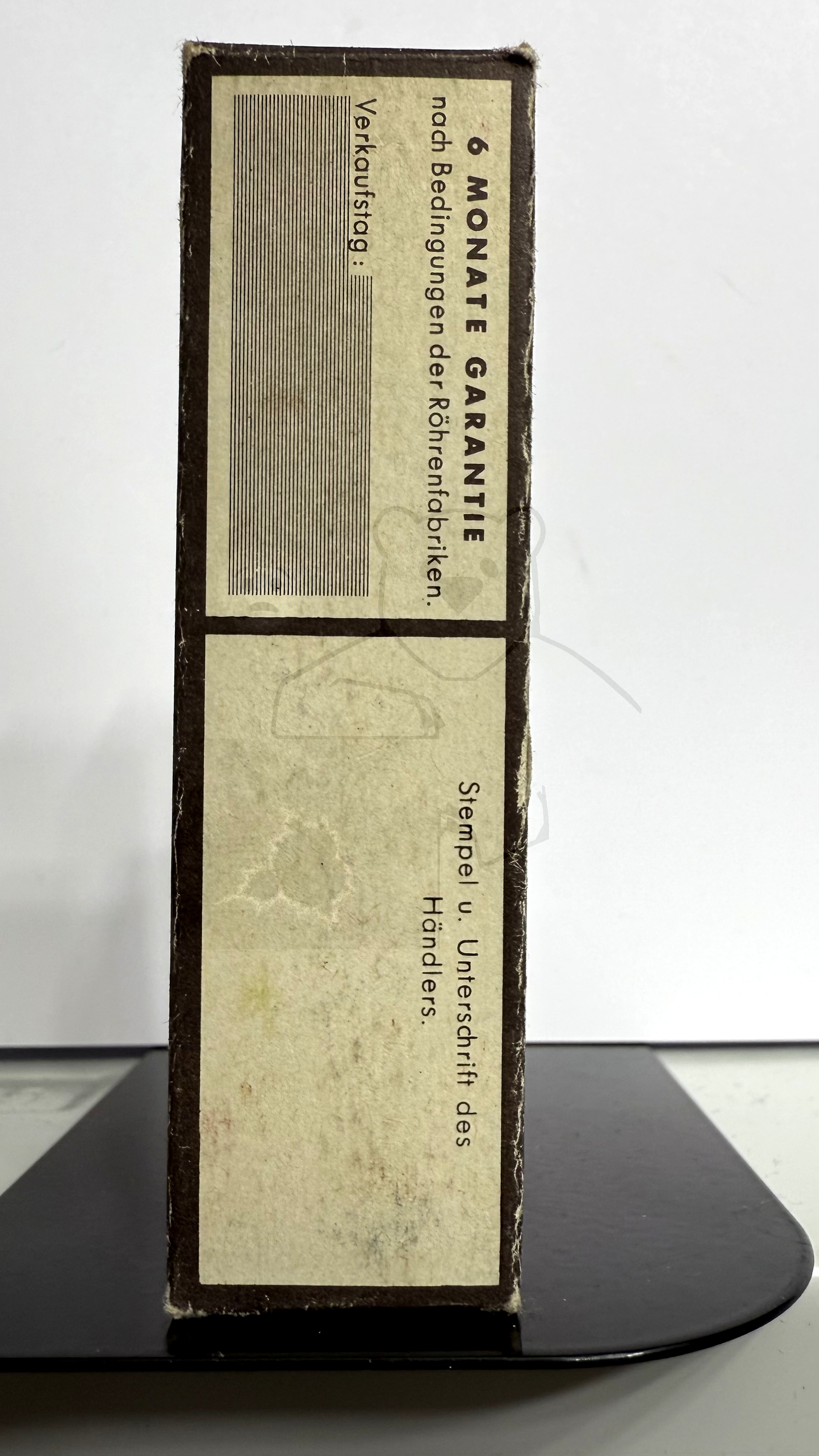 Röhre EF85 #7140 Verpackung Bild 2