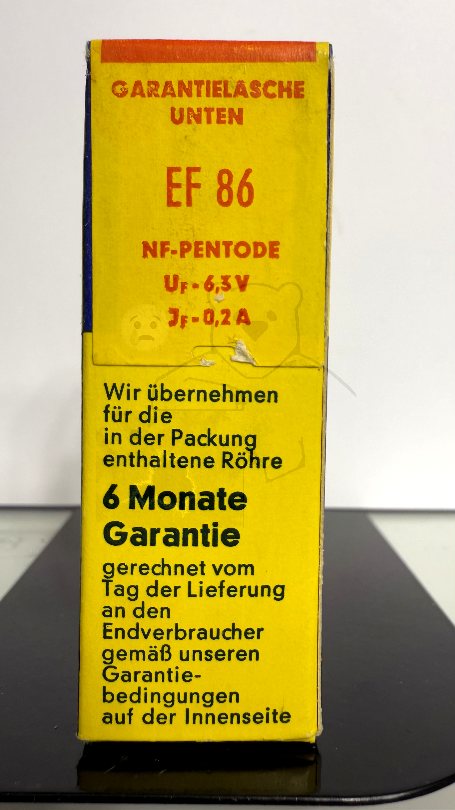 Röhre EF86 #6723 Verpackung Bild 3