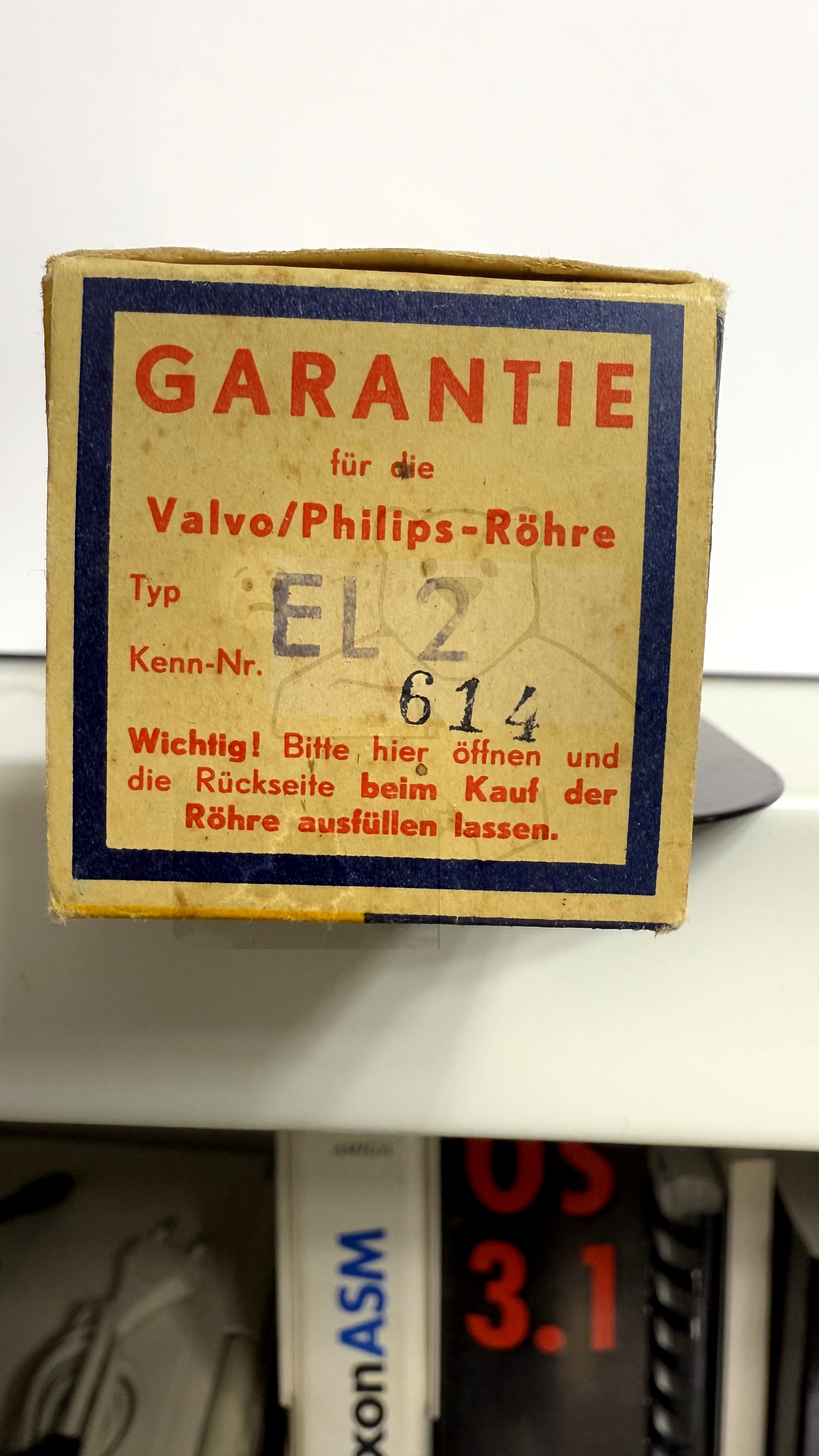 Röhre EL2 #8009 Verpackung Bild 6