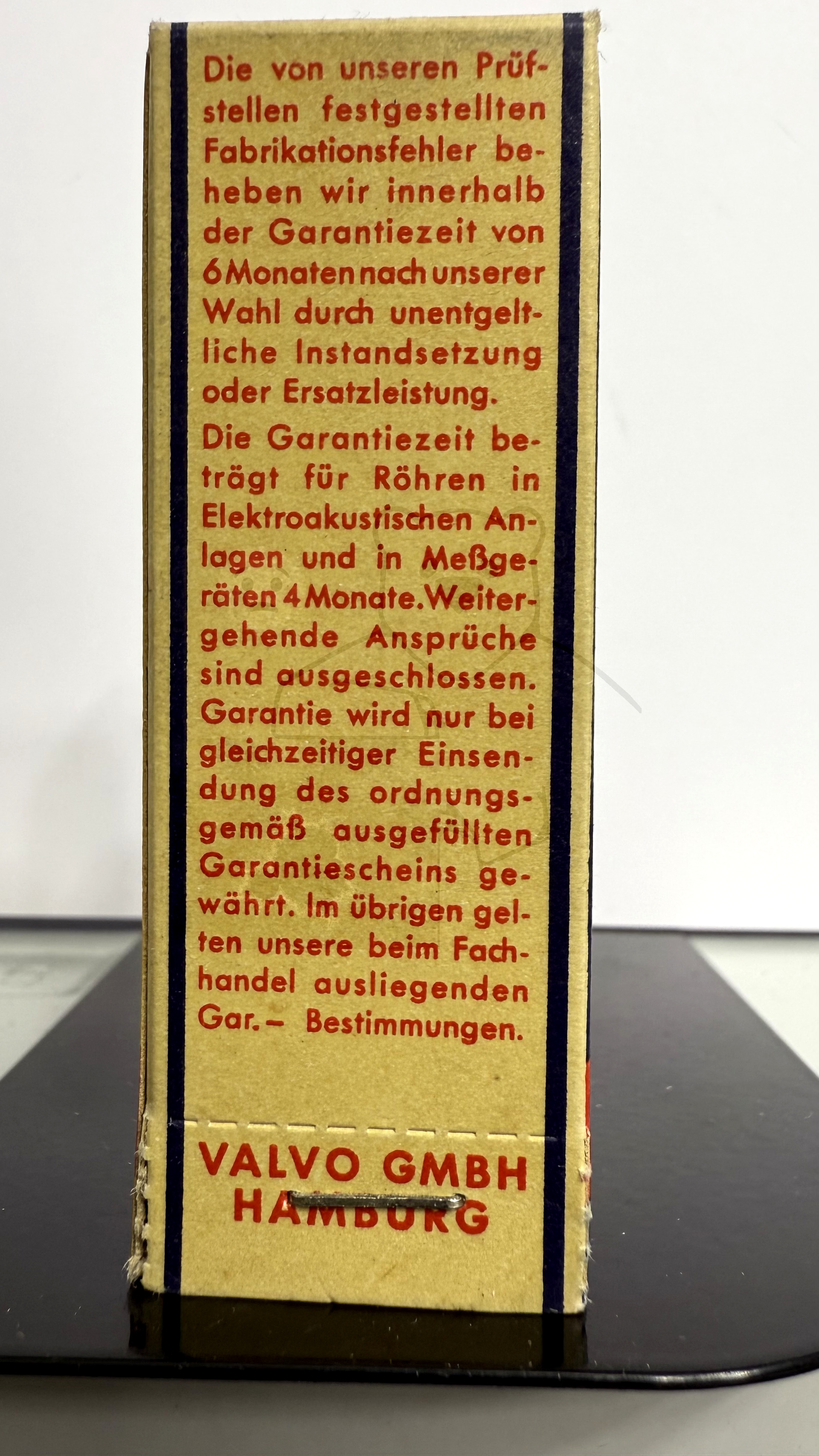 Röhre EL42 #4053 Verpackung Bild 2