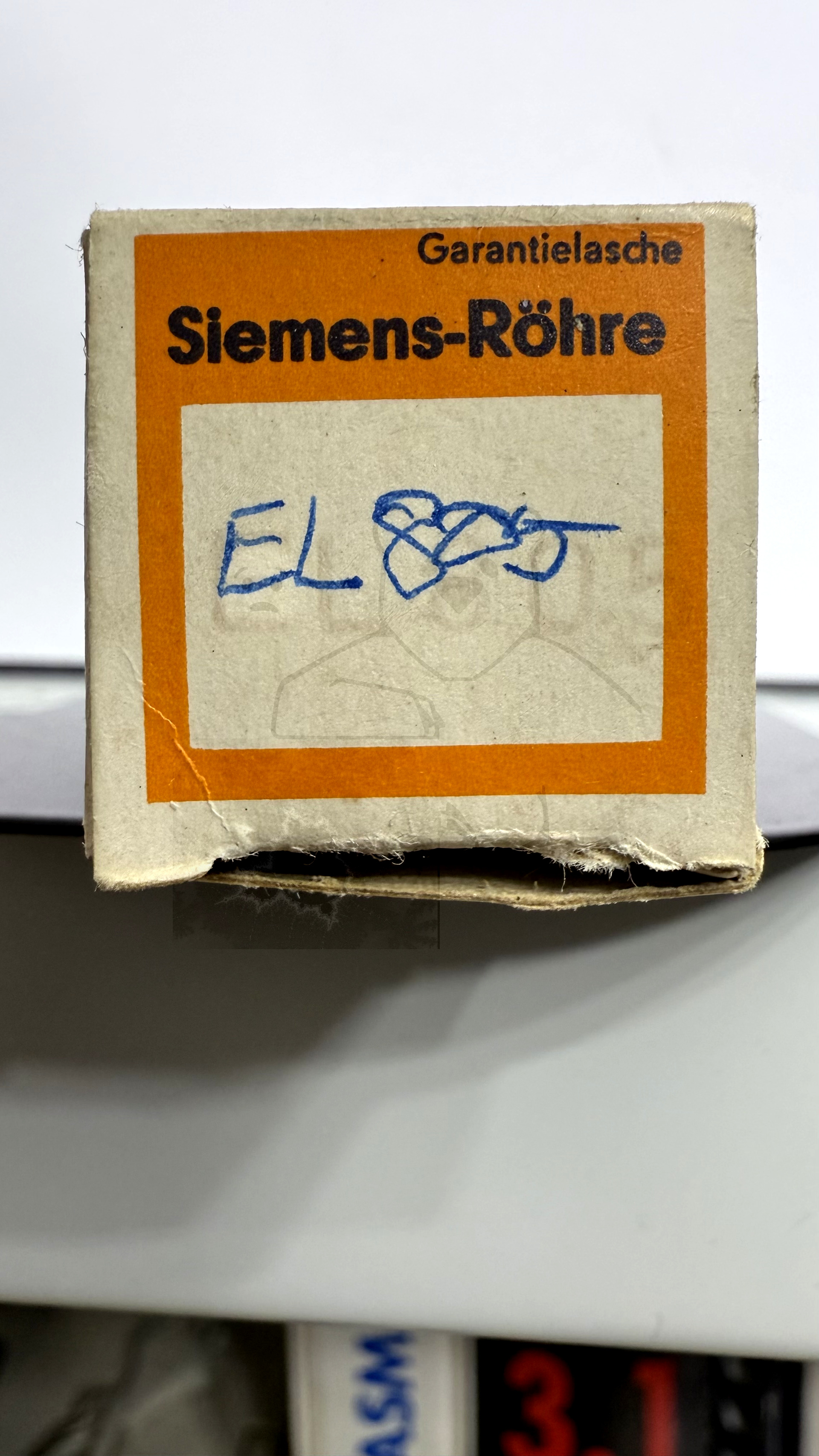 Röhre EL805 #7664 Verpackung Bild 3