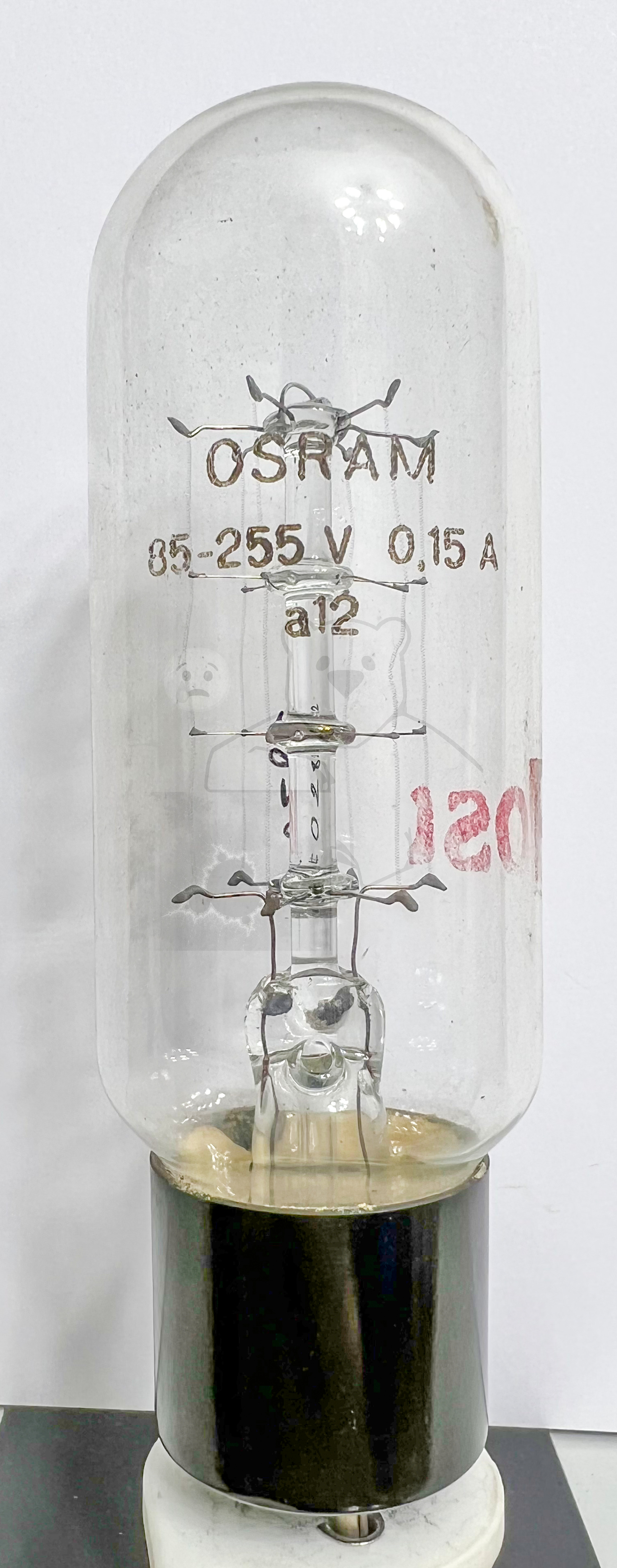 Röhre Eisen-Wasserstoff Widerstand 85-255V 0,15A #0282 Bild 2