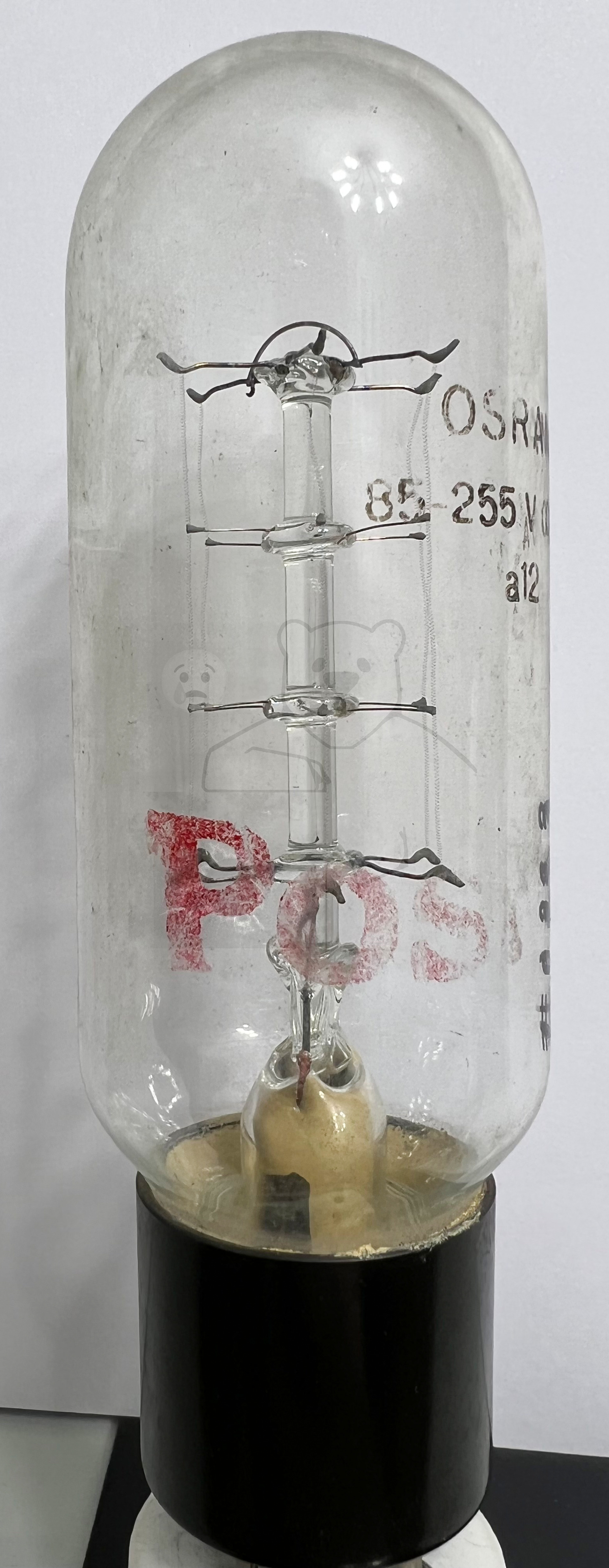 Röhre Eisen-Wasserstoff Widerstand 85-255V 0,15A #0283 Bild 2