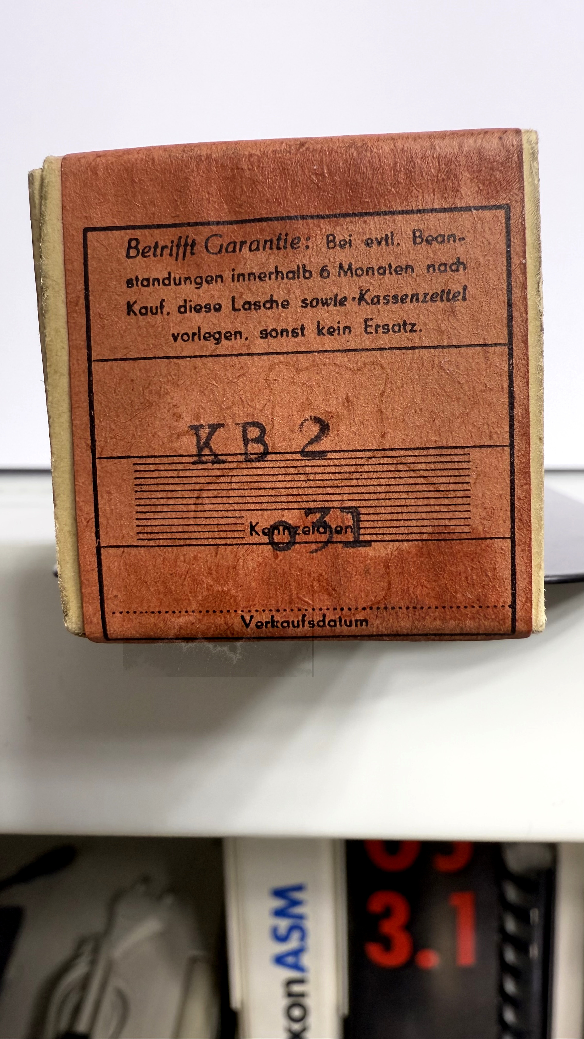 Röhre KB2 #7258 Verpackung Bild 3