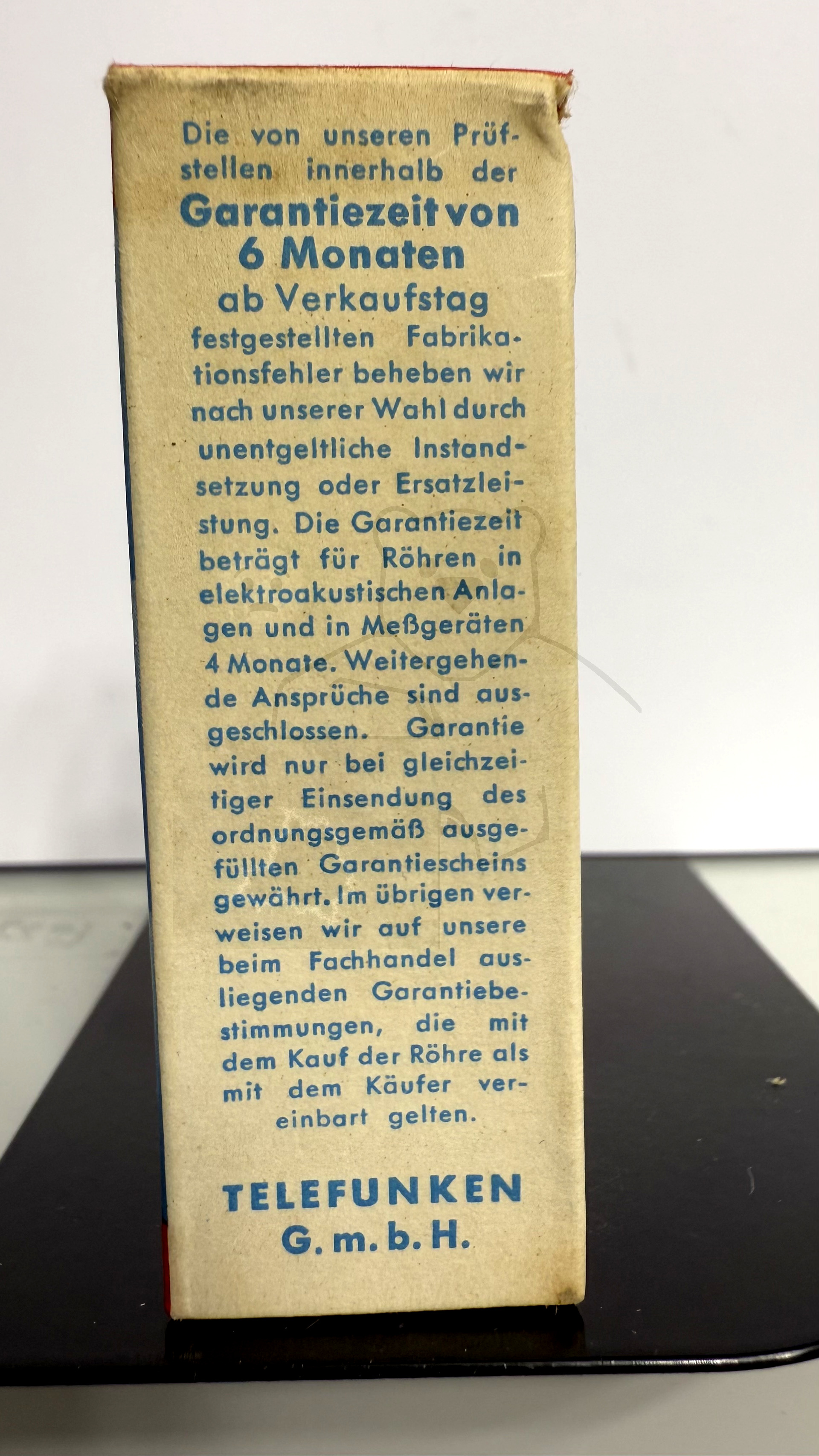 Röhre PF83 #6126 Verpackung Bild 3