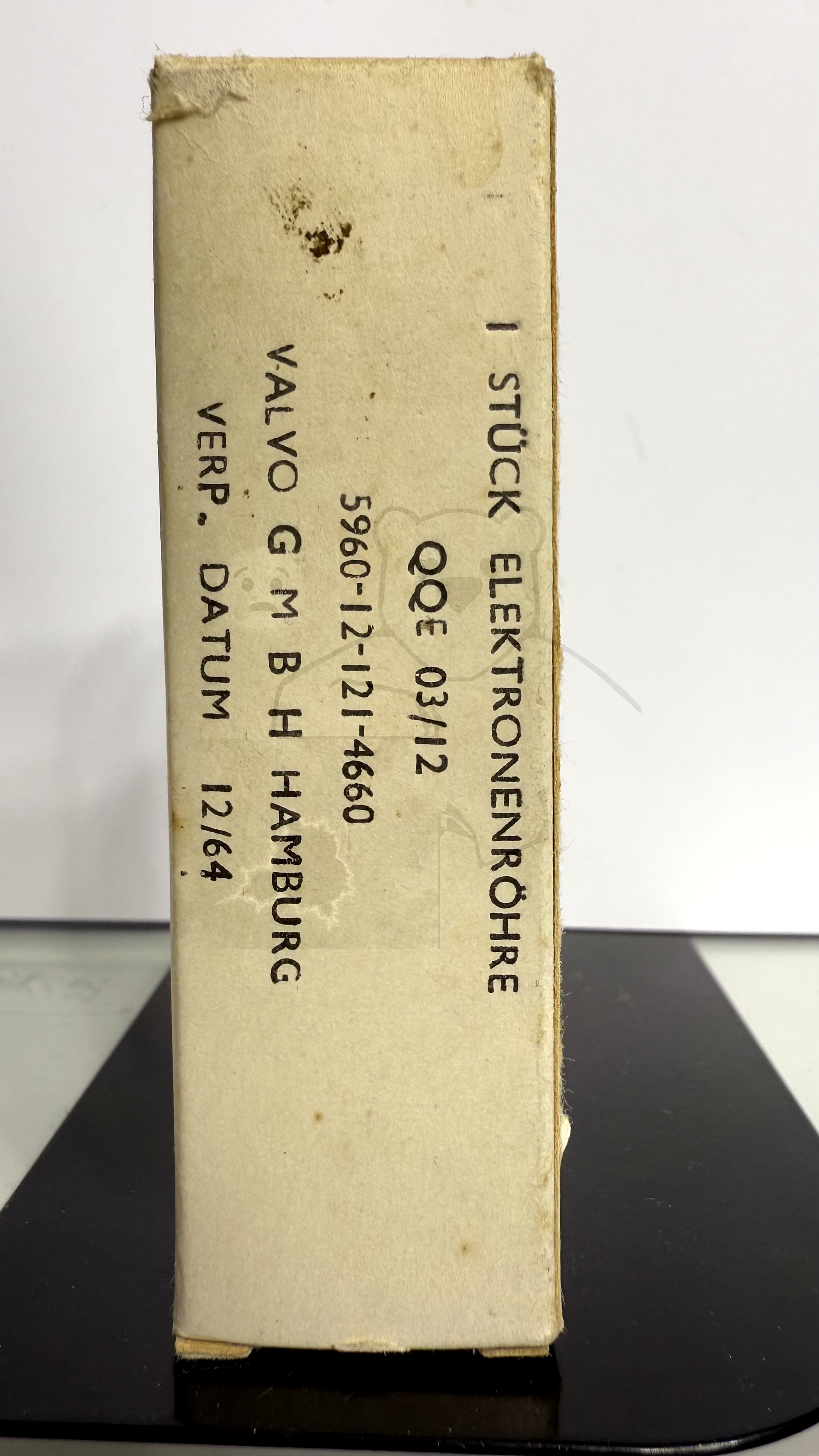 Röhre QQE03-12 #7961 Verpackung Bild 1