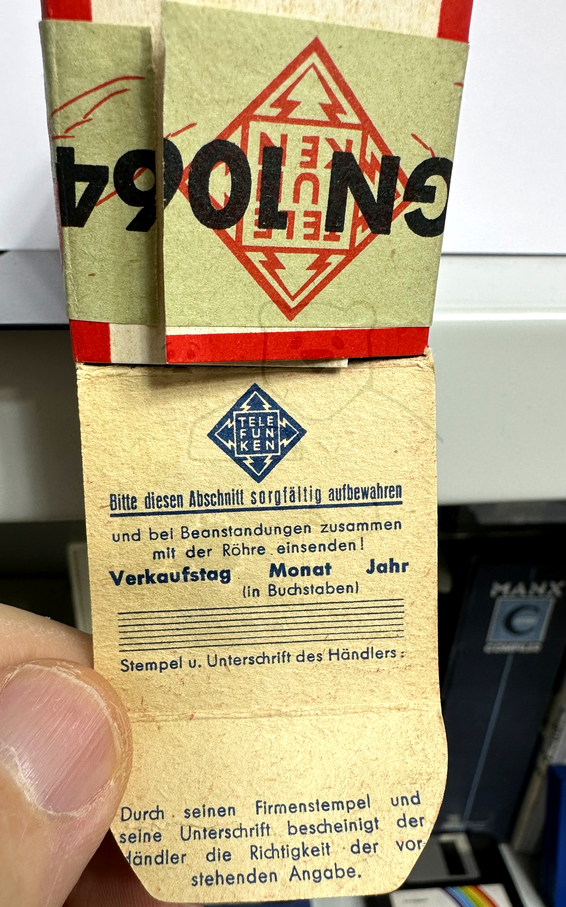 Röhre RGN1064 #3507 Kleine Bauform Verpackung Bild 7