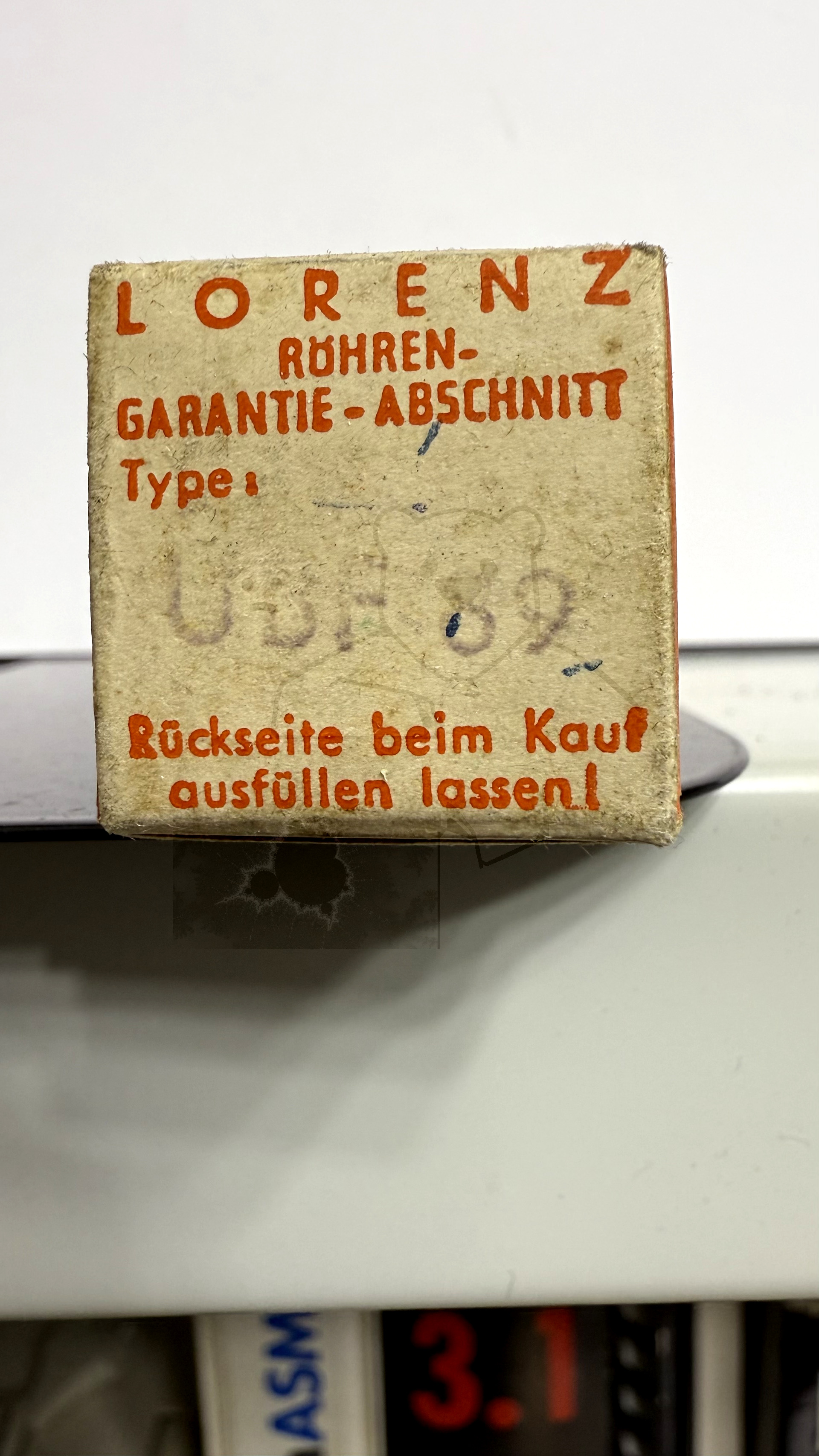 Röhre UBF89 #4348 Verpackung Bild 3