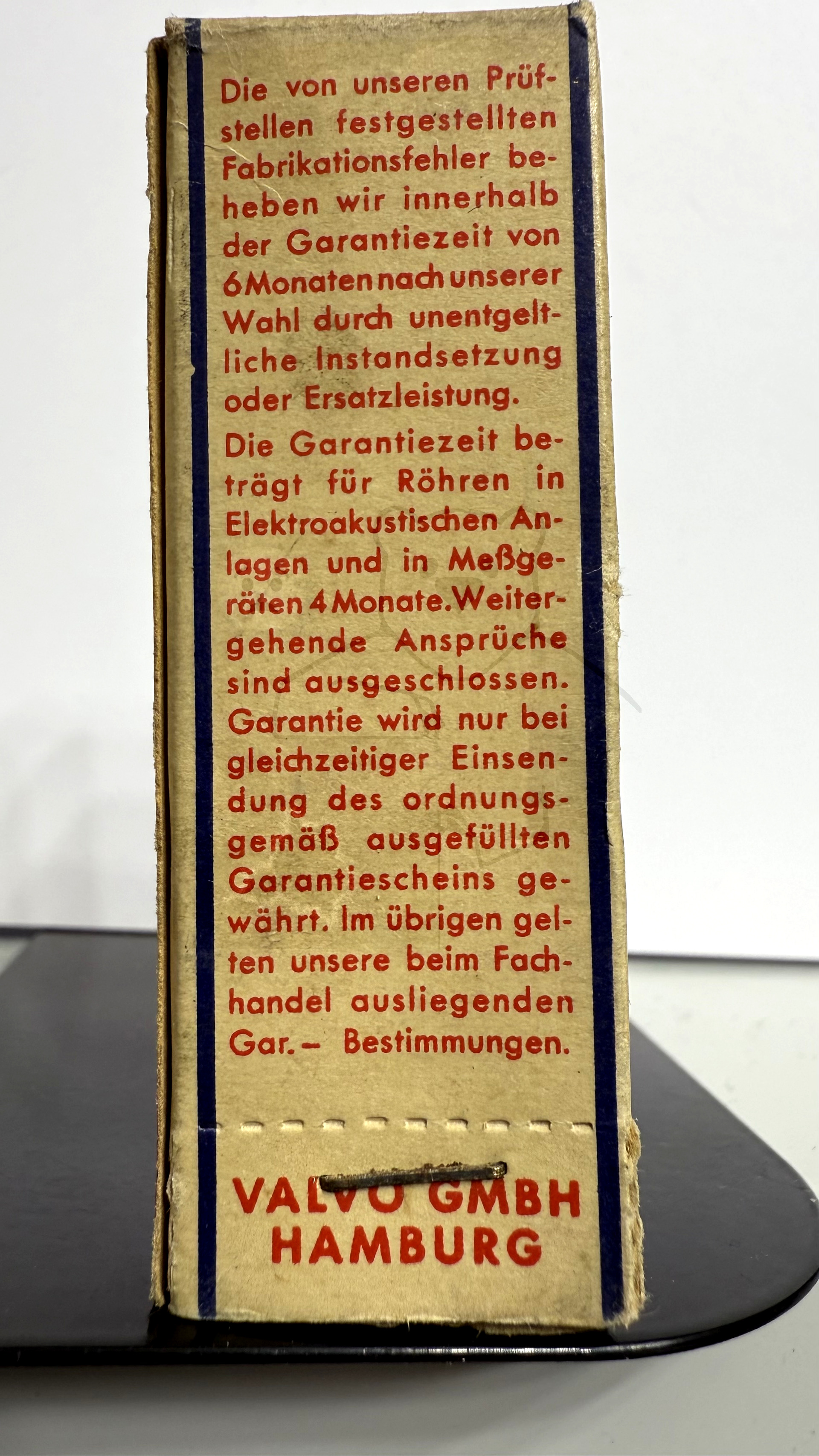 Röhre UF85 #7159 Verpackung Bild 2