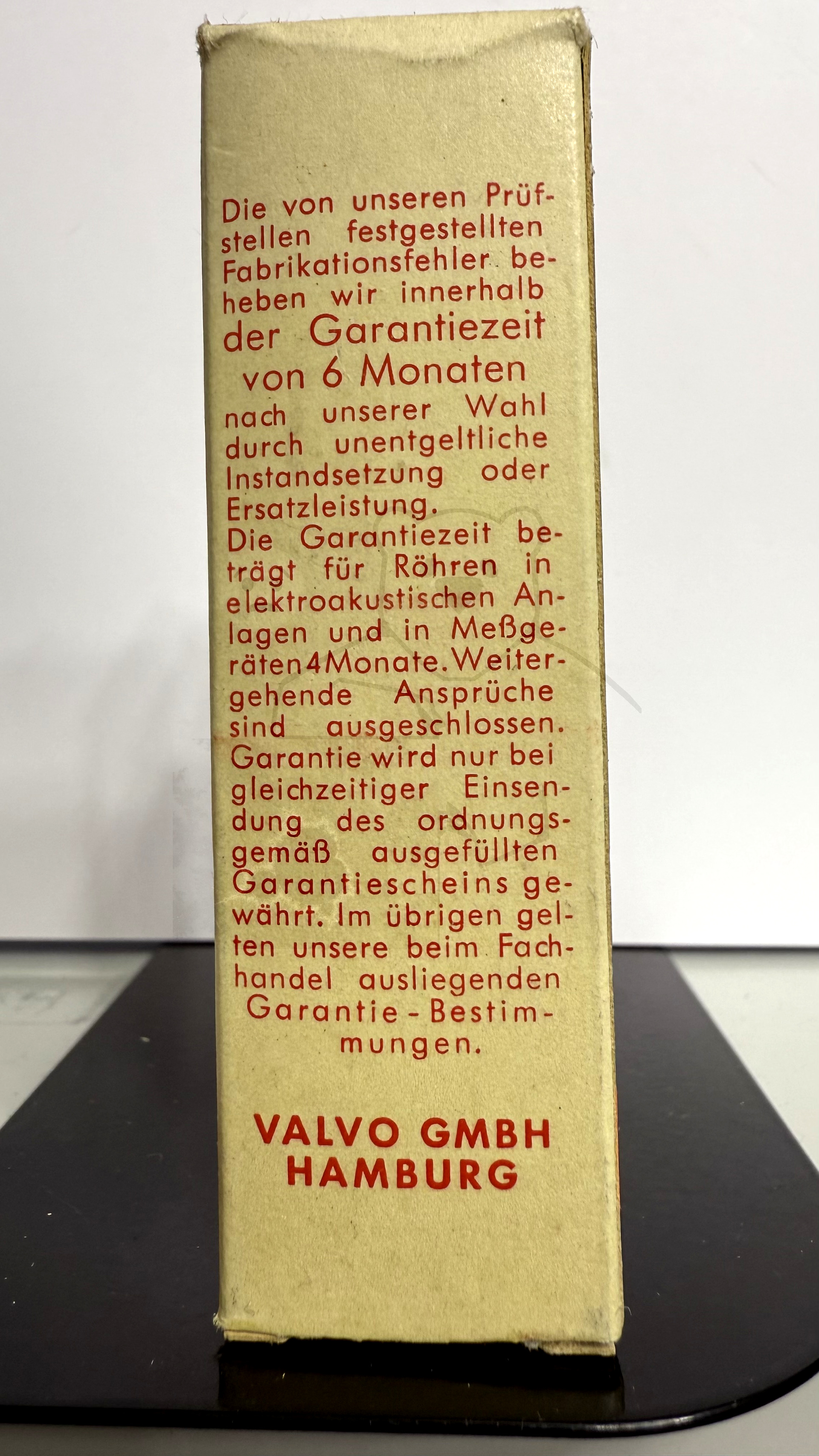 Röhre UL84 #3343 Verpackung Bild 2